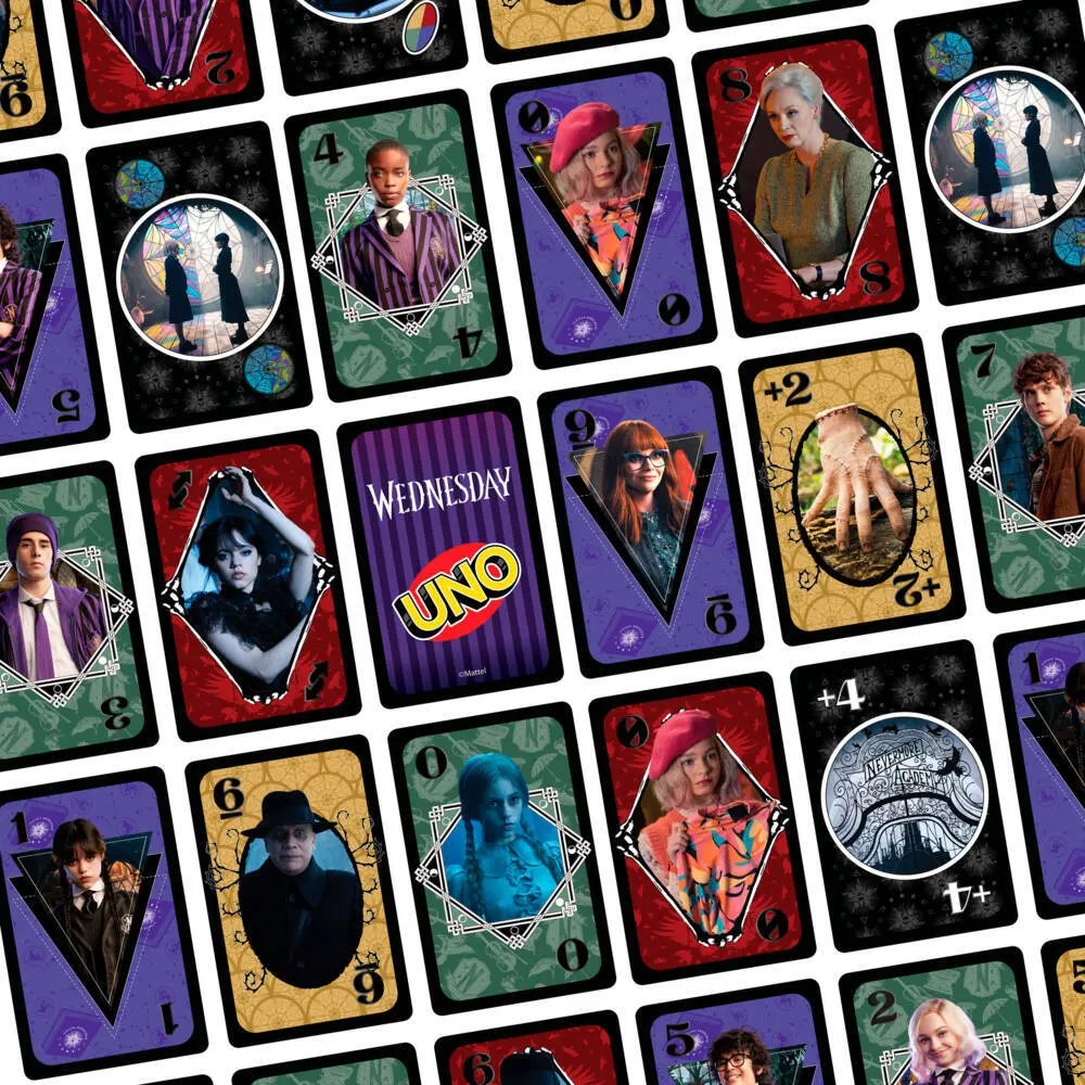 Bild: 194735326853 | UNO Wednesday.JHB18 | Spiel | JHB18 | Deutsch | 2026 | Mattel