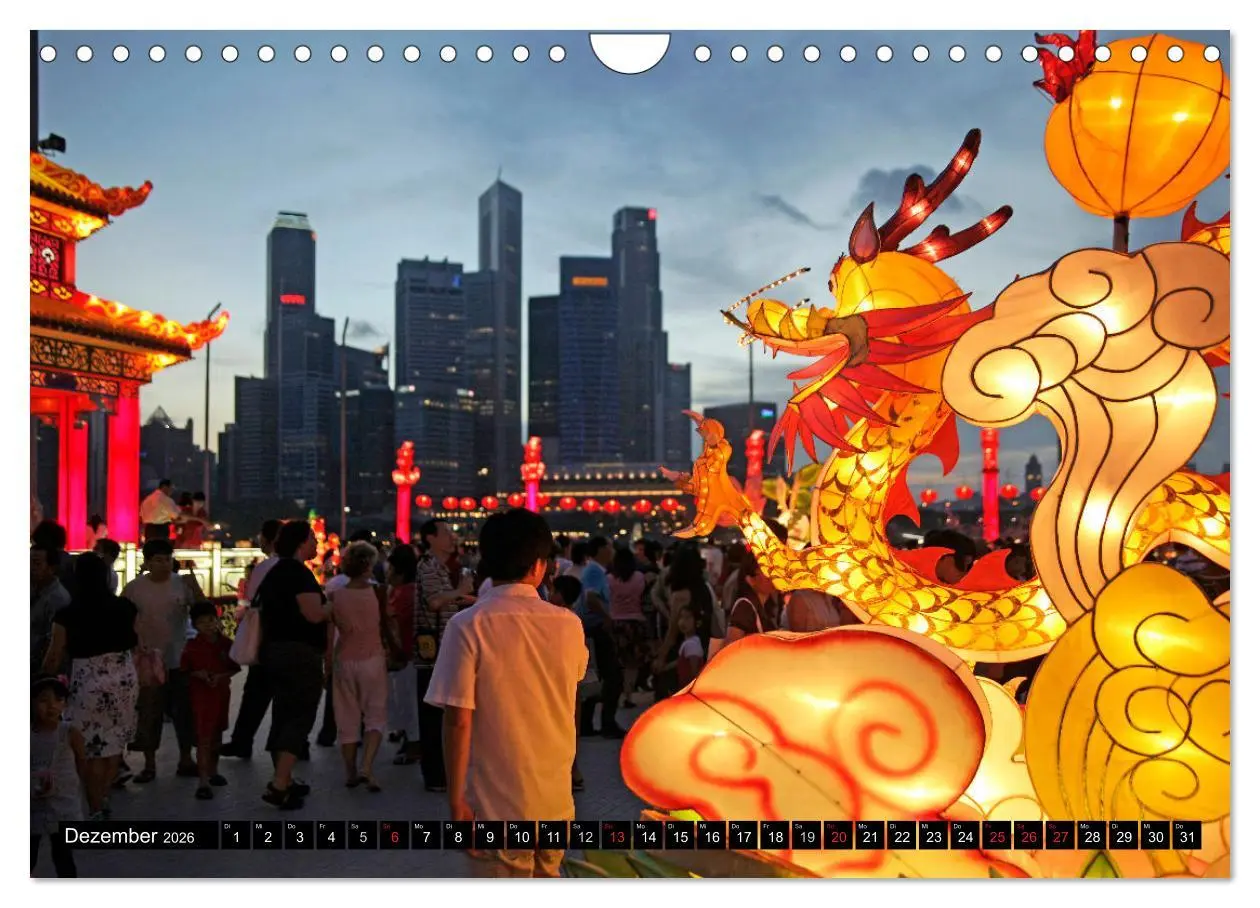 Bild: 9783457276853 | Asien - Singapur (Wandkalender 2026 DIN A4 quer), CALVENDO...
