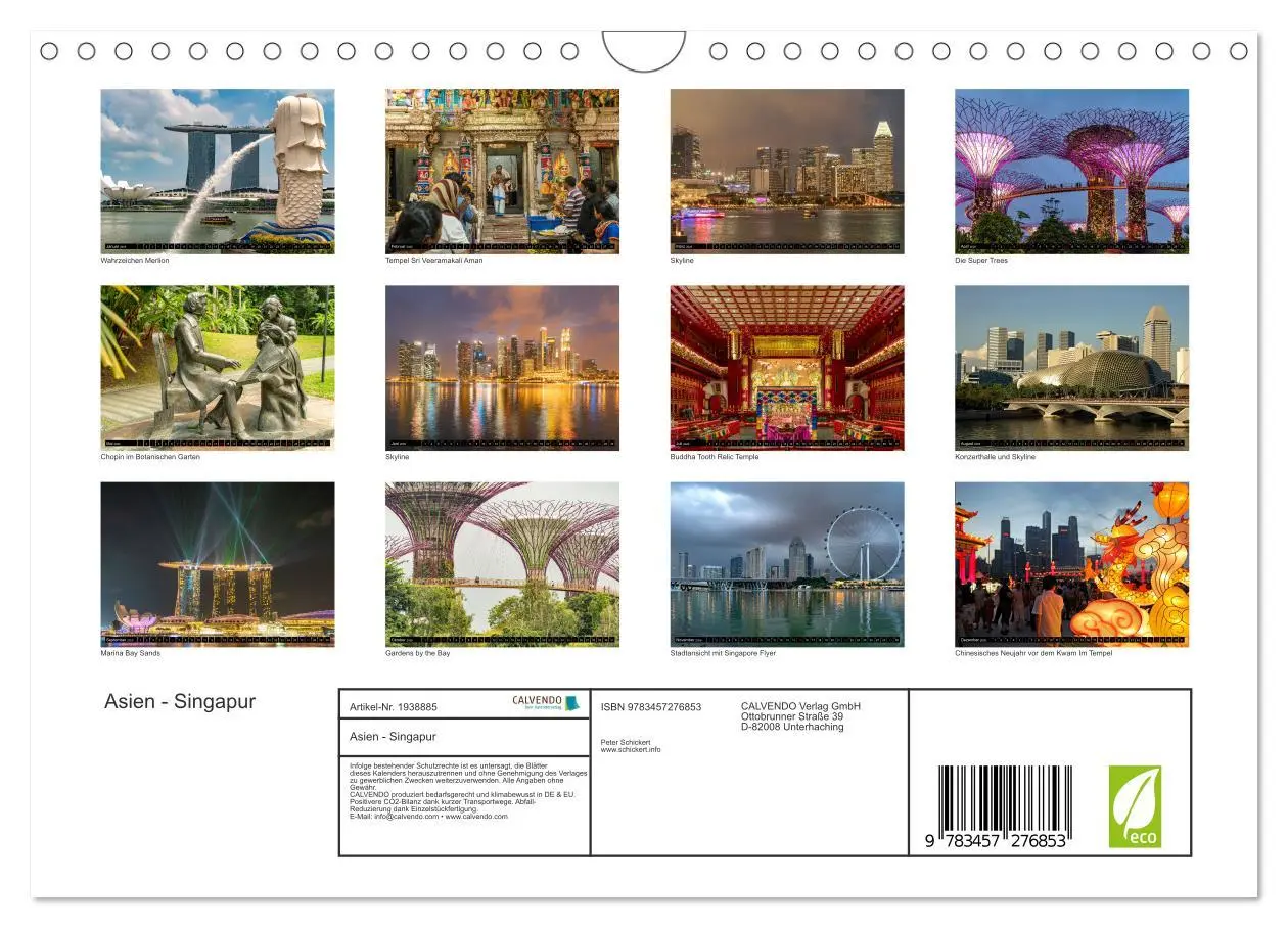 Bild: 9783457276853 | Asien - Singapur (Wandkalender 2026 DIN A4 quer), CALVENDO...