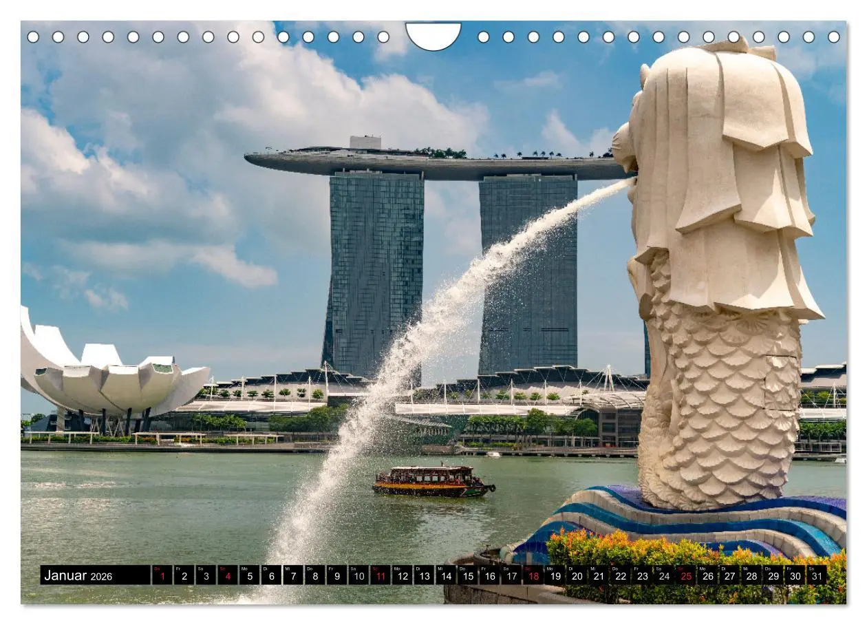 Bild: 9783457276853 | Asien - Singapur (Wandkalender 2026 DIN A4 quer), CALVENDO...