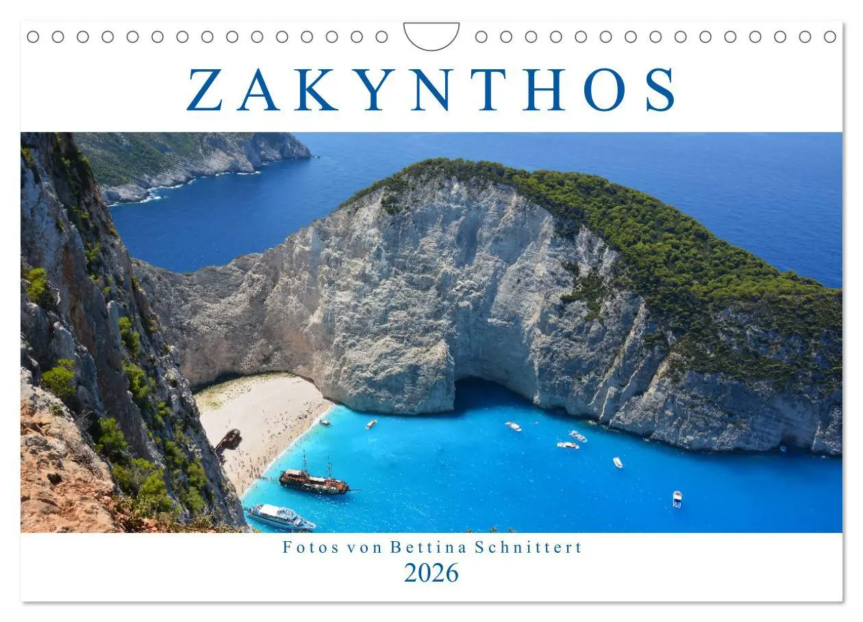 Cover: 9783457896853 | Zakynthos 2026 (Wandkalender 2026 DIN A4 quer), CALVENDO...