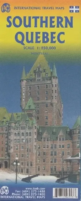 Cover: 9781771296953 | International Travel Map ITM Southern Quebec | Montreal | (Land-)Karte
