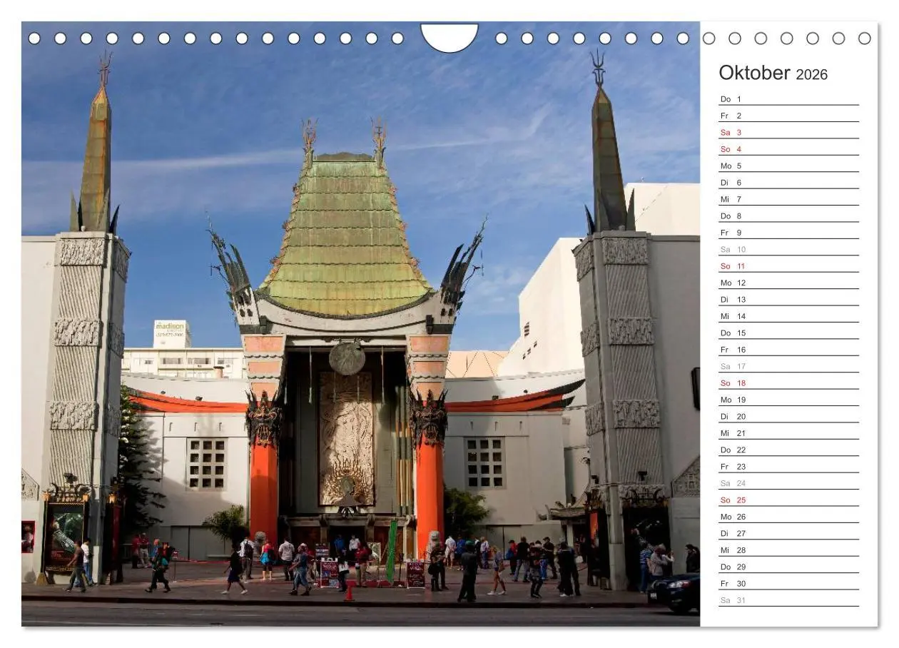 Bild: 9783457956953 | Los Angeles - Kalifornien (Wandkalender 2026 DIN A4 quer), CALVENDO...