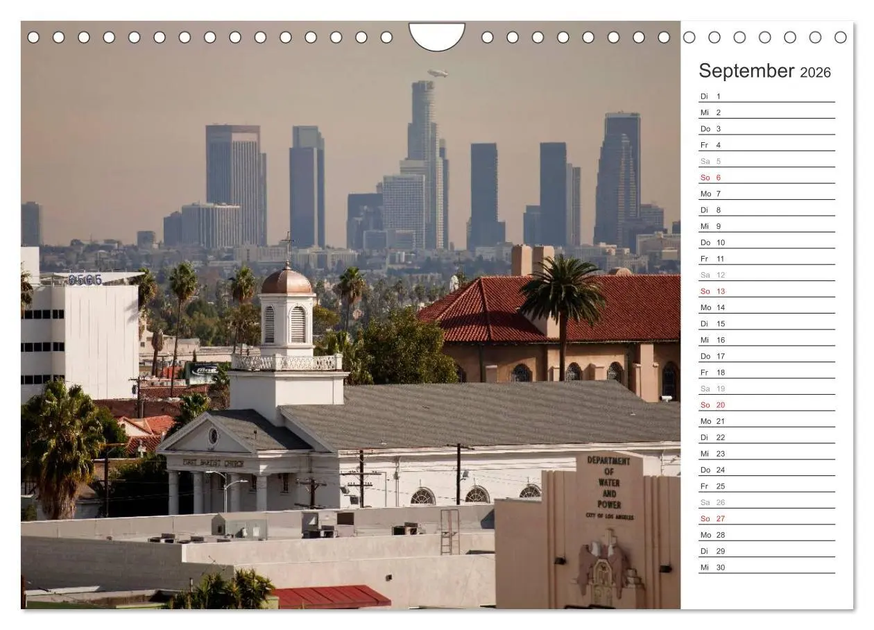 Bild: 9783457956953 | Los Angeles - Kalifornien (Wandkalender 2026 DIN A4 quer), CALVENDO...