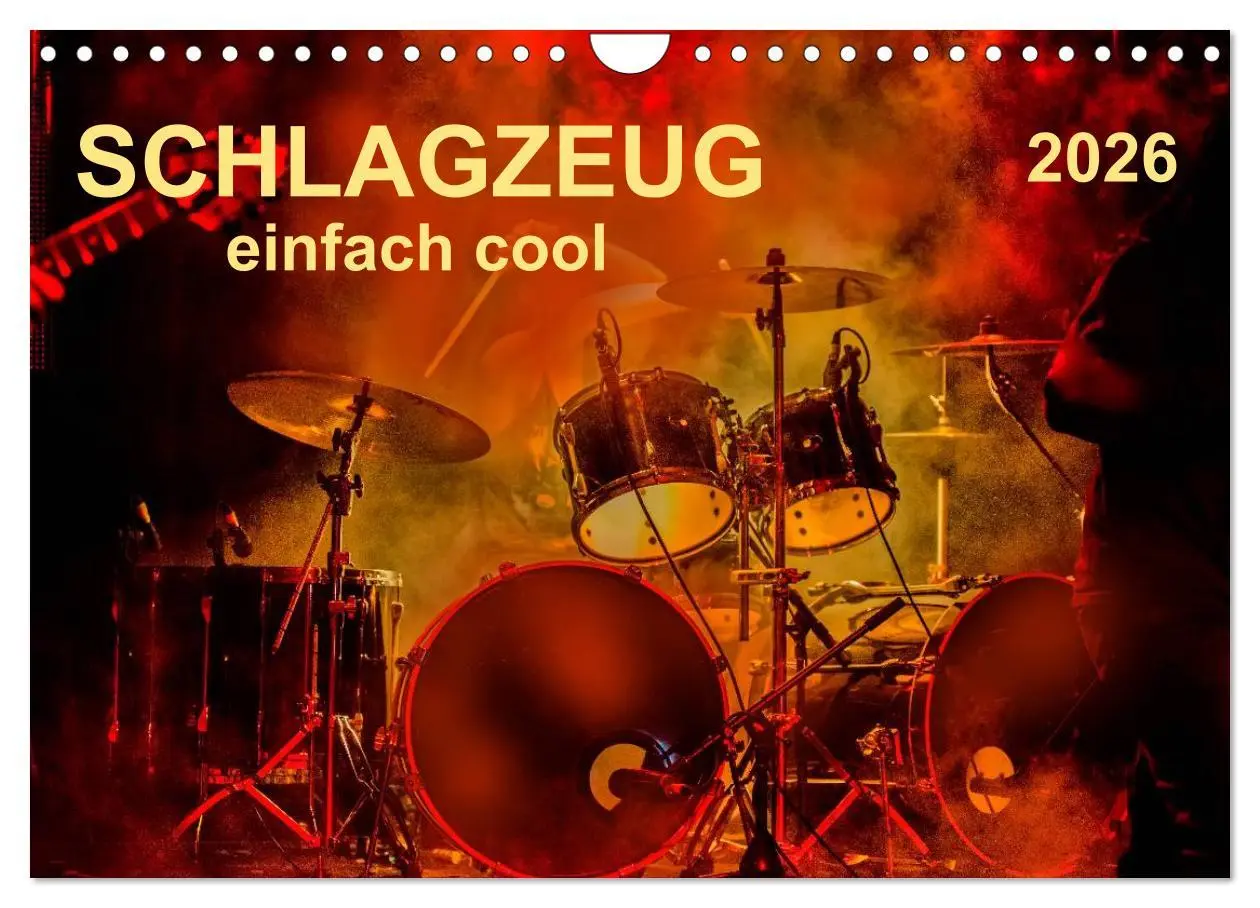 Cover: 9783516046953 | Schlagzeug - einfach cool (Wandkalender 2026 DIN A4 quer), CALVENDO...