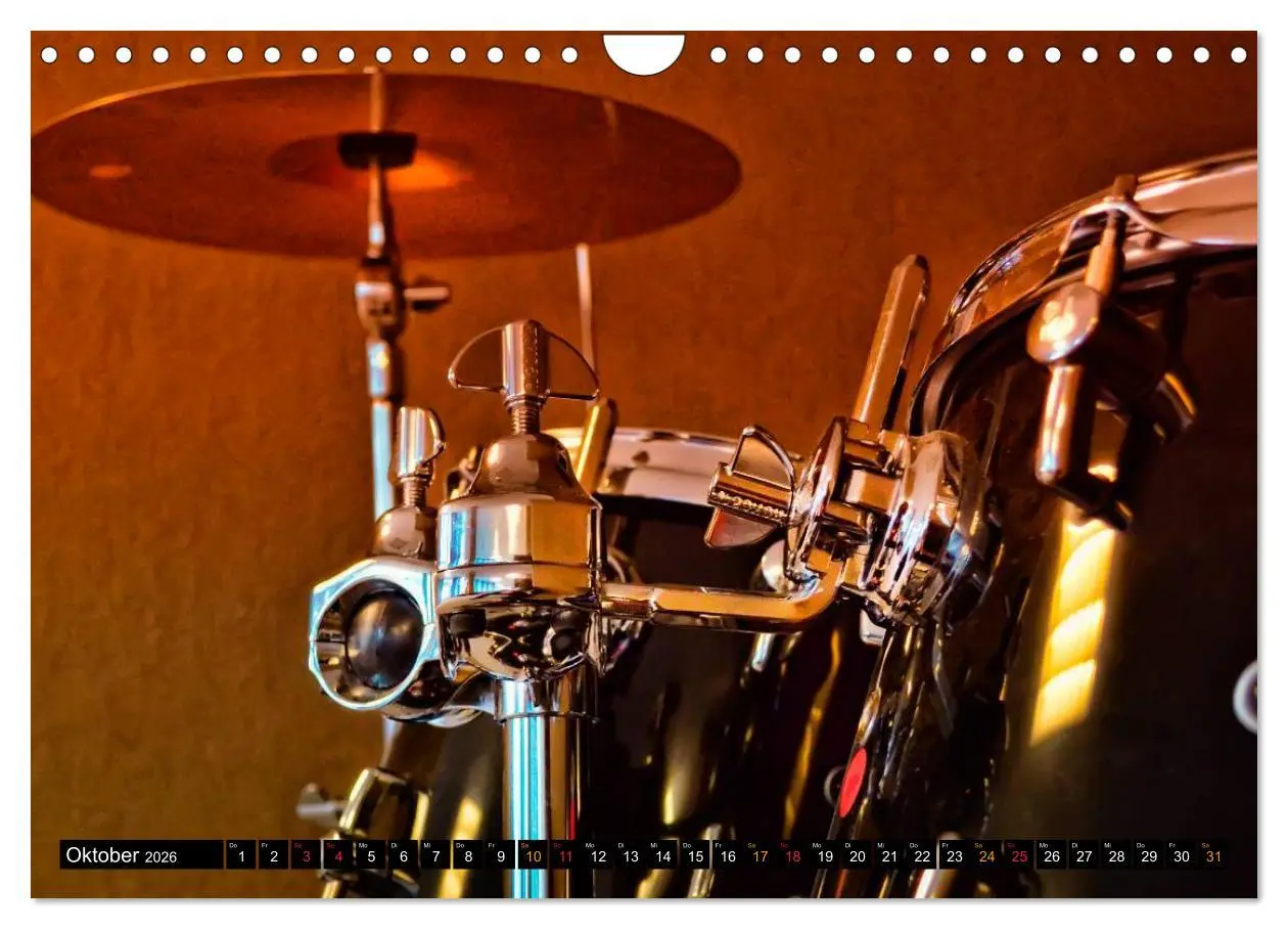 Bild: 9783516046953 | Schlagzeug - einfach cool (Wandkalender 2026 DIN A4 quer), CALVENDO...