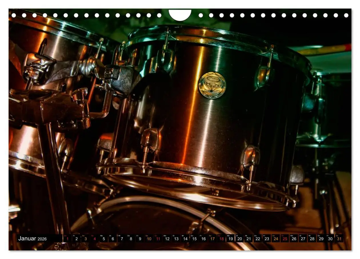 Bild: 9783516046953 | Schlagzeug - einfach cool (Wandkalender 2026 DIN A4 quer), CALVENDO...