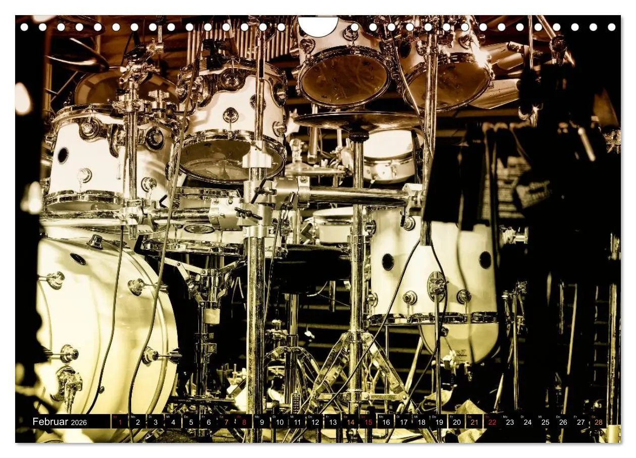 Bild: 9783516046953 | Schlagzeug - einfach cool (Wandkalender 2026 DIN A4 quer), CALVENDO...