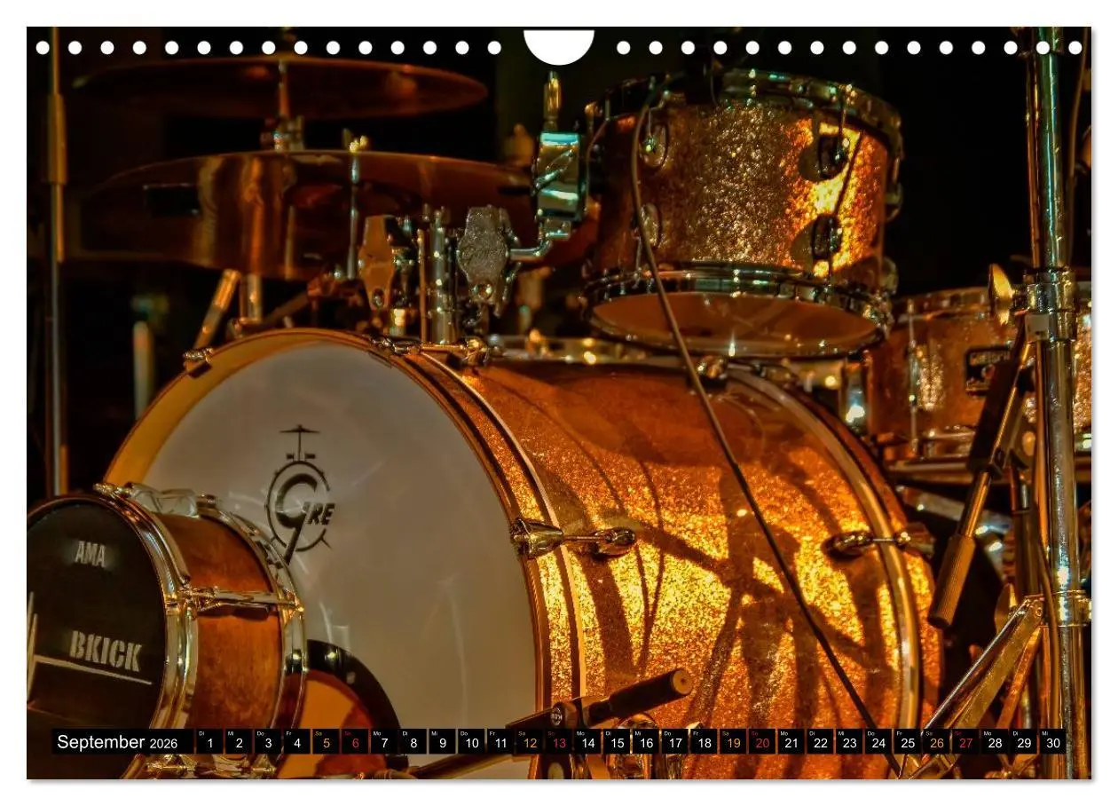 Bild: 9783516046953 | Schlagzeug - einfach cool (Wandkalender 2026 DIN A4 quer), CALVENDO...