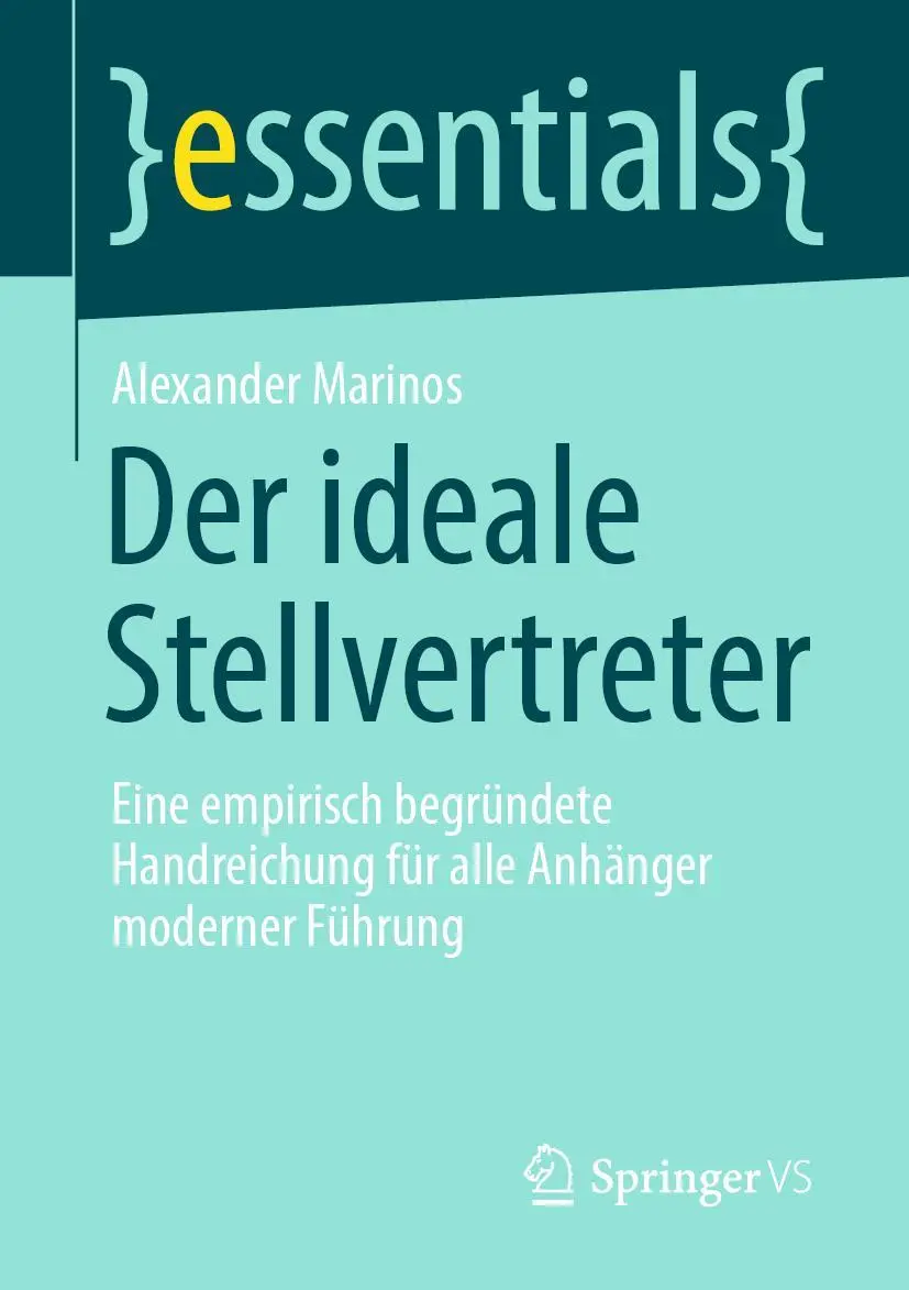 Cover: 9783658306953 | Der ideale Stellvertreter | Alexander Marinos | Taschenbuch | Deutsch