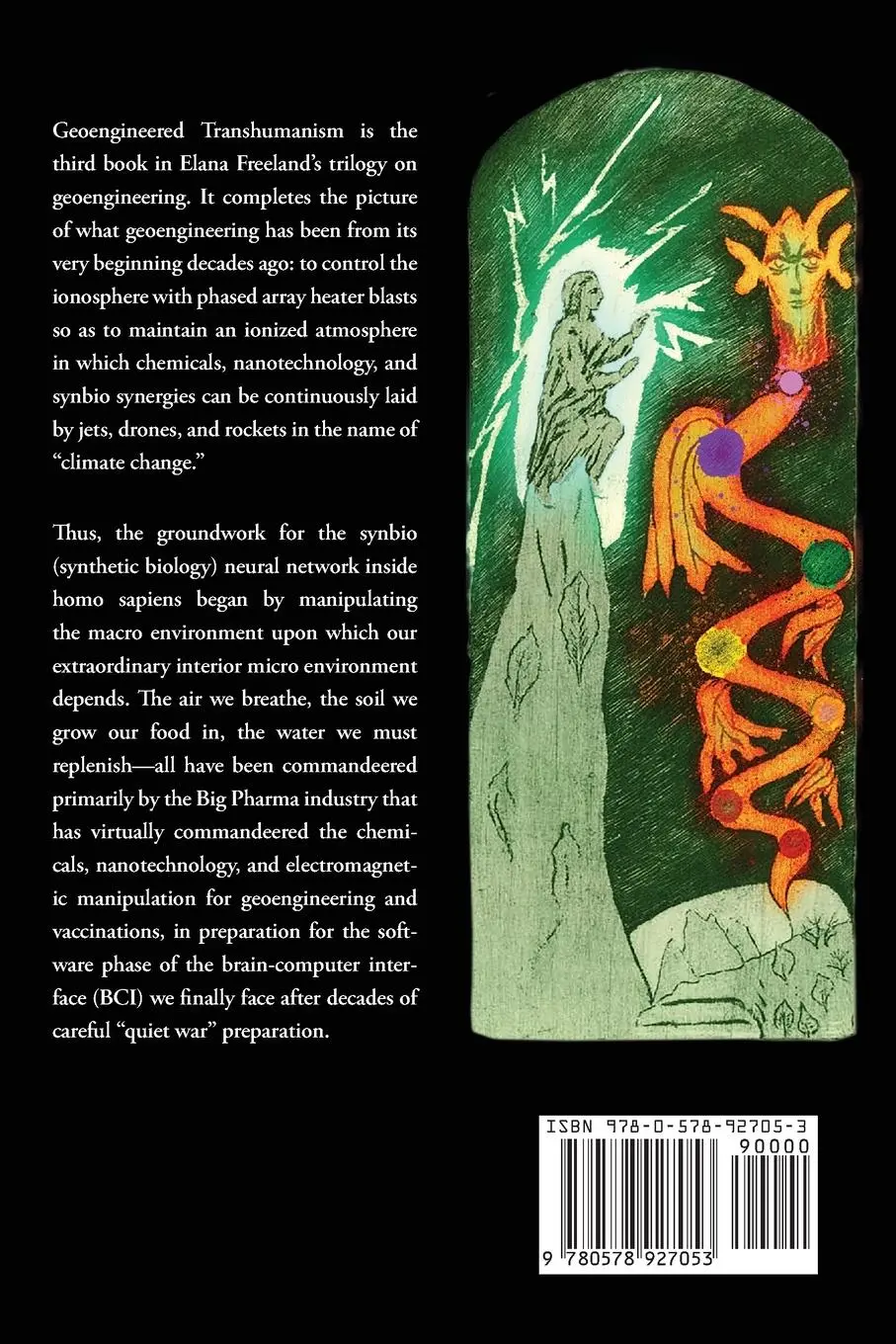 Rückseite: 9780578927053 | Geoengineered Transhumanism | Elana Freeland | Taschenbuch | Englisch