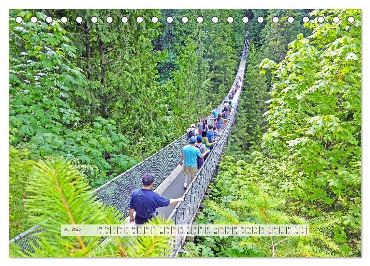 Bild: 9783457777053 | Vancouver Kanada 2026 (Tischkalender 2026 DIN A5 quer), CALVENDO...