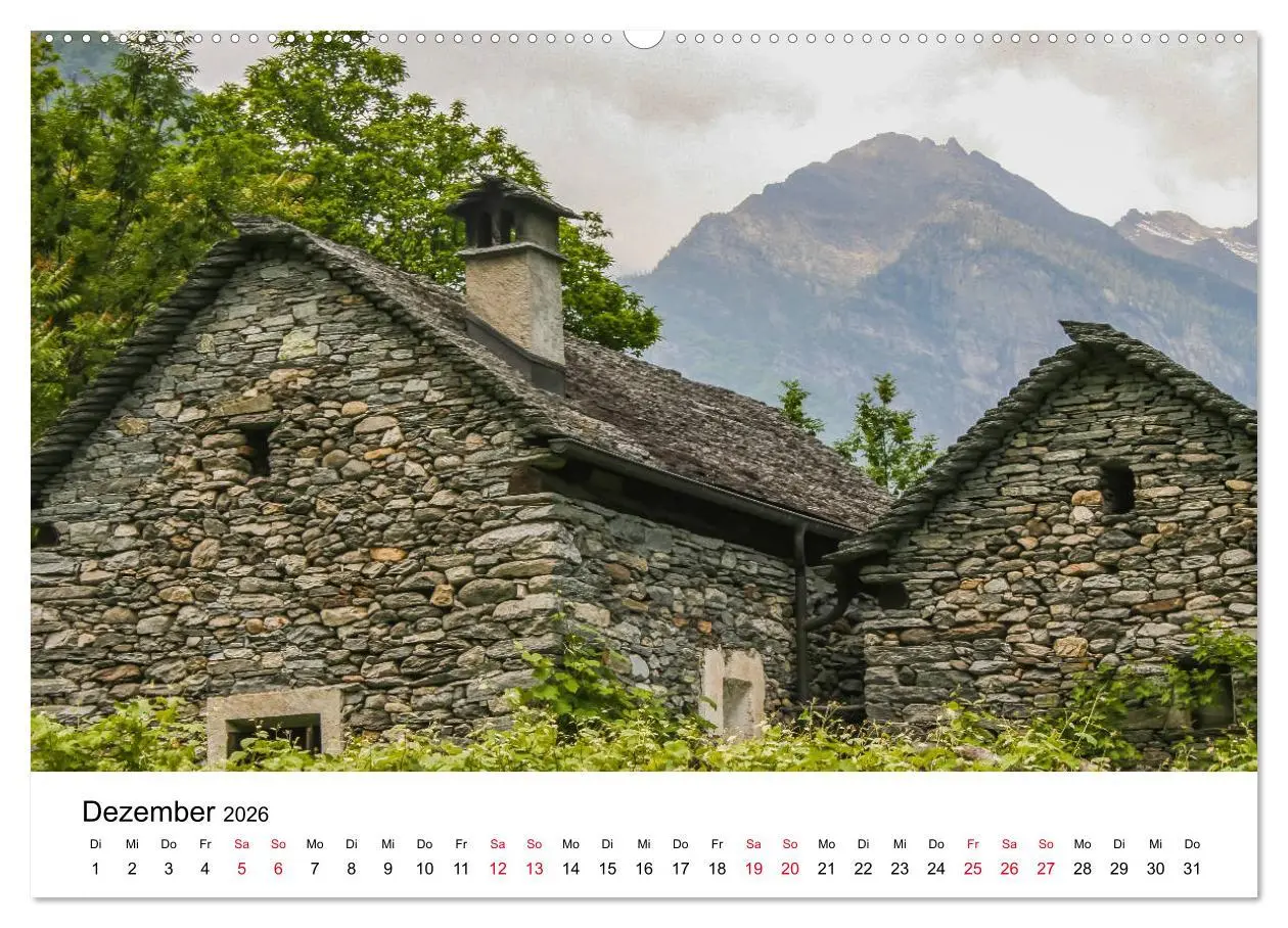 Bild: 9783457917053 | Valle Maggia - Entdecken Sie das Maggiatal im Tessin (Wandkalender...