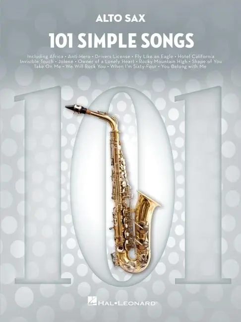 Cover: 196288137153 | 101 Simple Songs for Alto Sax | Taschenbuch | Englisch | 2024