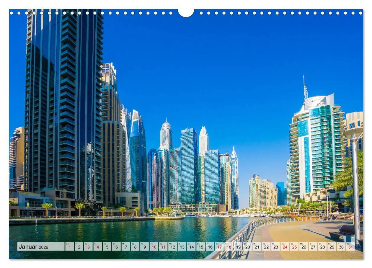 Bild: 9783457697153 | Dubai - Traumstadt der Scheichs (Wandkalender 2026 DIN A3 quer),...