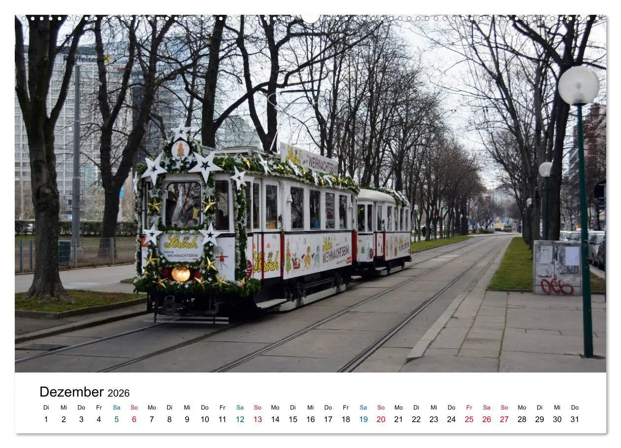 Bild: 9783457837153 | Mit der Bim durch Wien - Die Wiener Straßenbahn (Wandkalender 2026...