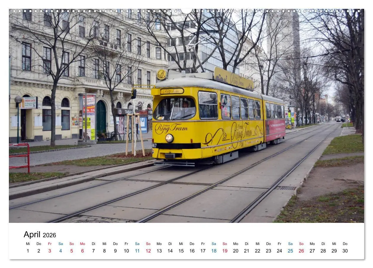 Bild: 9783457837153 | Mit der Bim durch Wien - Die Wiener Straßenbahn (Wandkalender 2026...