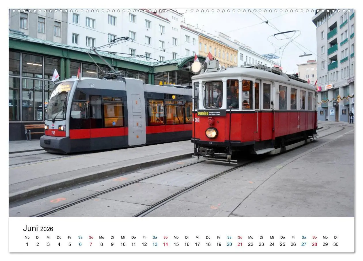 Bild: 9783457837153 | Mit der Bim durch Wien - Die Wiener Straßenbahn (Wandkalender 2026...