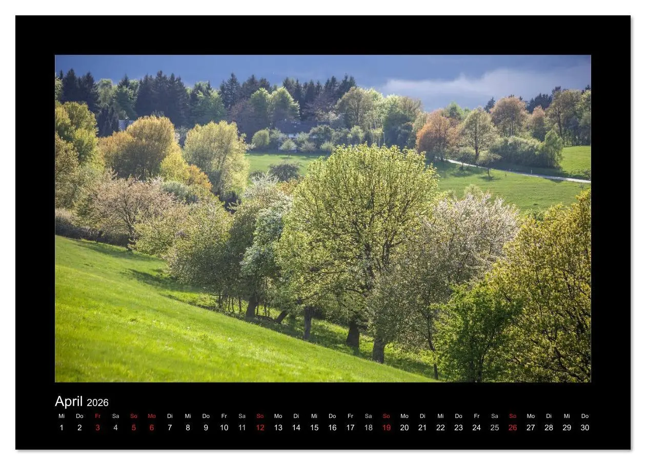 Bild: 9783516167153 | Taunus (Wandkalender 2026 DIN A3 quer), CALVENDO Monatskalender | 2026
