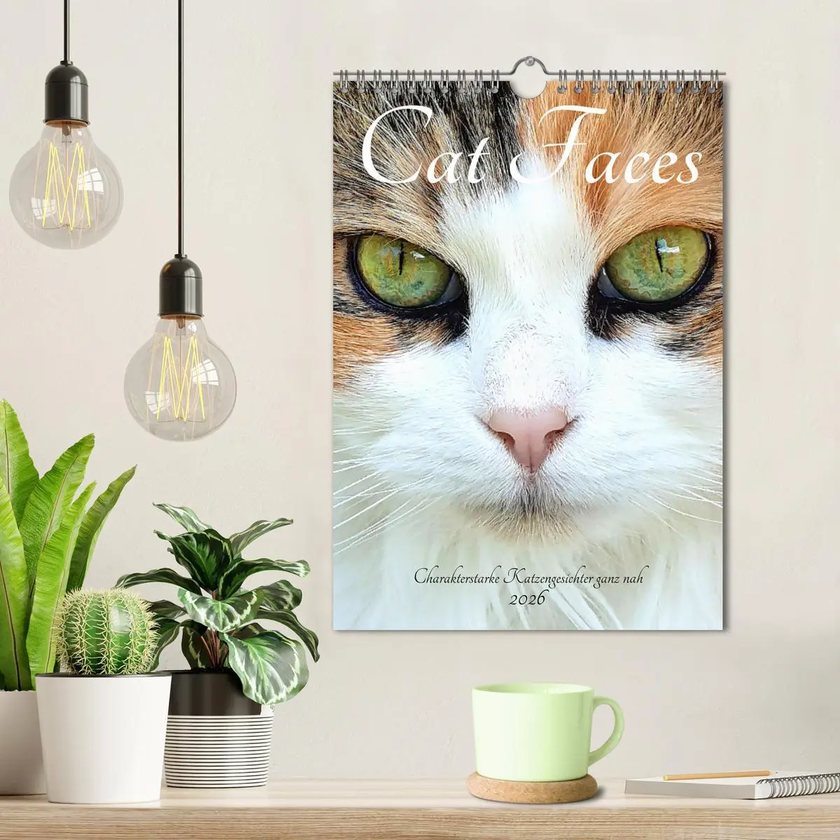 Bild: 9783516307153 | Cat Faces - Charakterstarke Katzengesichter ganz nah (Wandkalender...