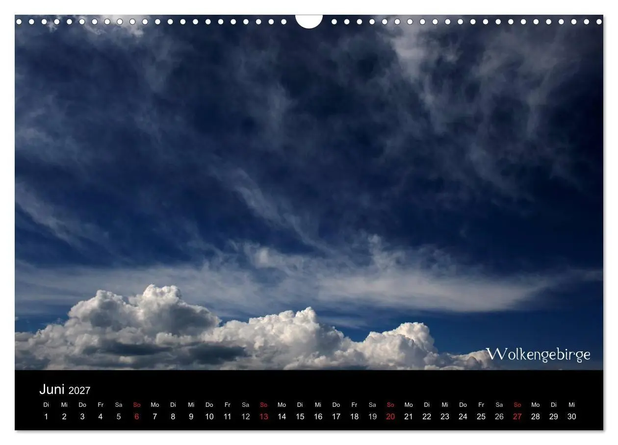 Bild: 9783594217153 | Wolken-Kunstwerke (Wandkalender 2027 DIN A3 quer), CALVENDO...