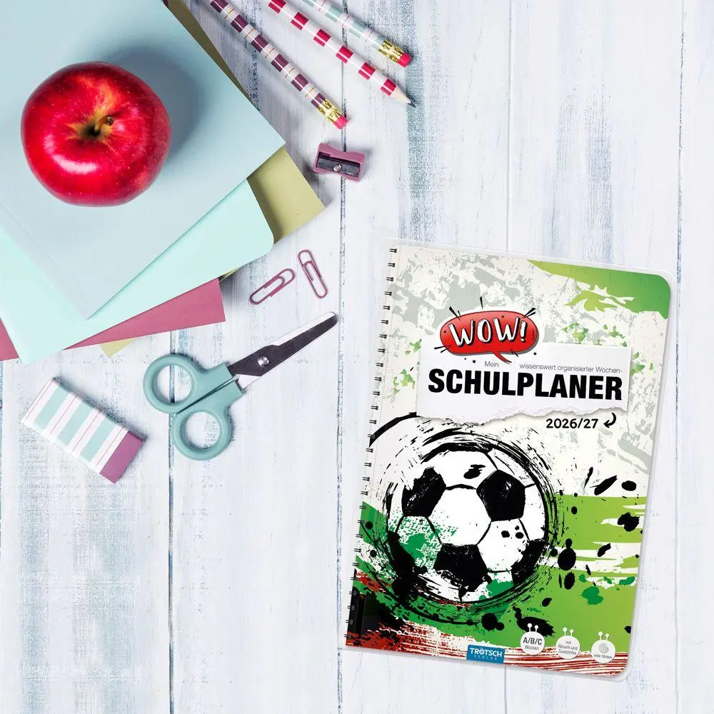 Bild: 9783988027153 | TRÖTSCH - Schulplaner WOW Fußball 26/27 | Trötsch Verlag GmbH &amp; Co. KG
