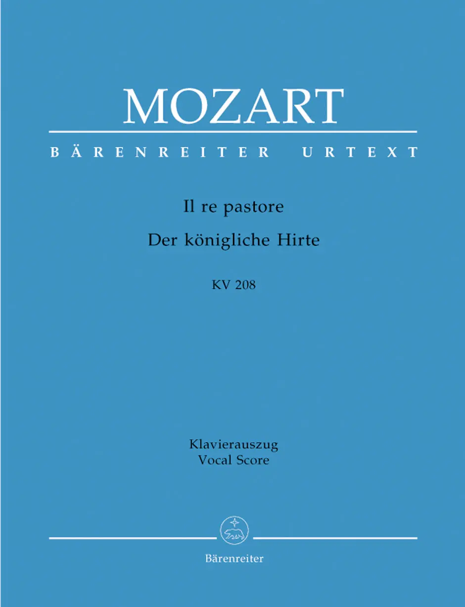 Cover: 9790006507153 | Il re pastore/Der königliche Hirte KV 208 | Wolfgang A Mozart | Buch