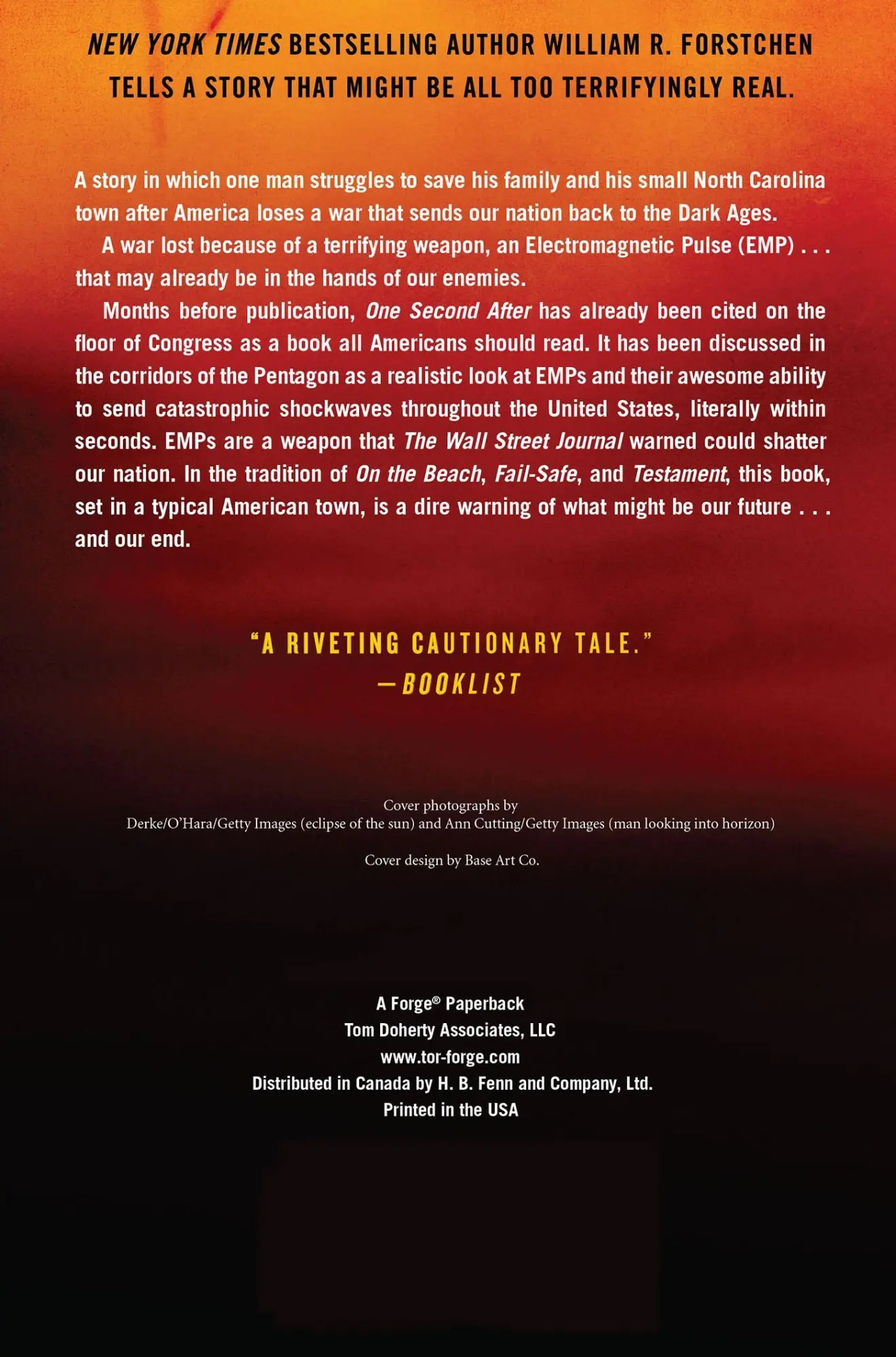 Rückseite: 9780765327253 | One Second After | William R. Forstchen | Taschenbuch | Englisch