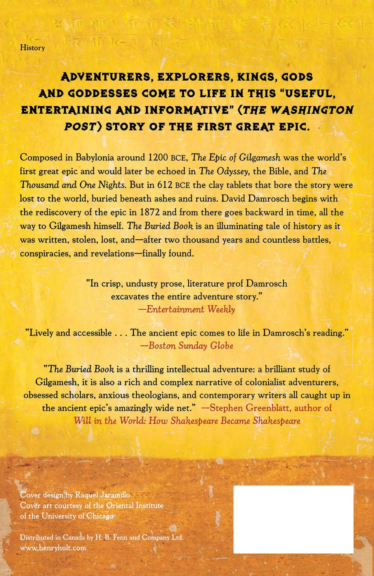 Rückseite: 9780805087253 | The Buried Book | David Damrosch | Taschenbuch | Englisch | 2000