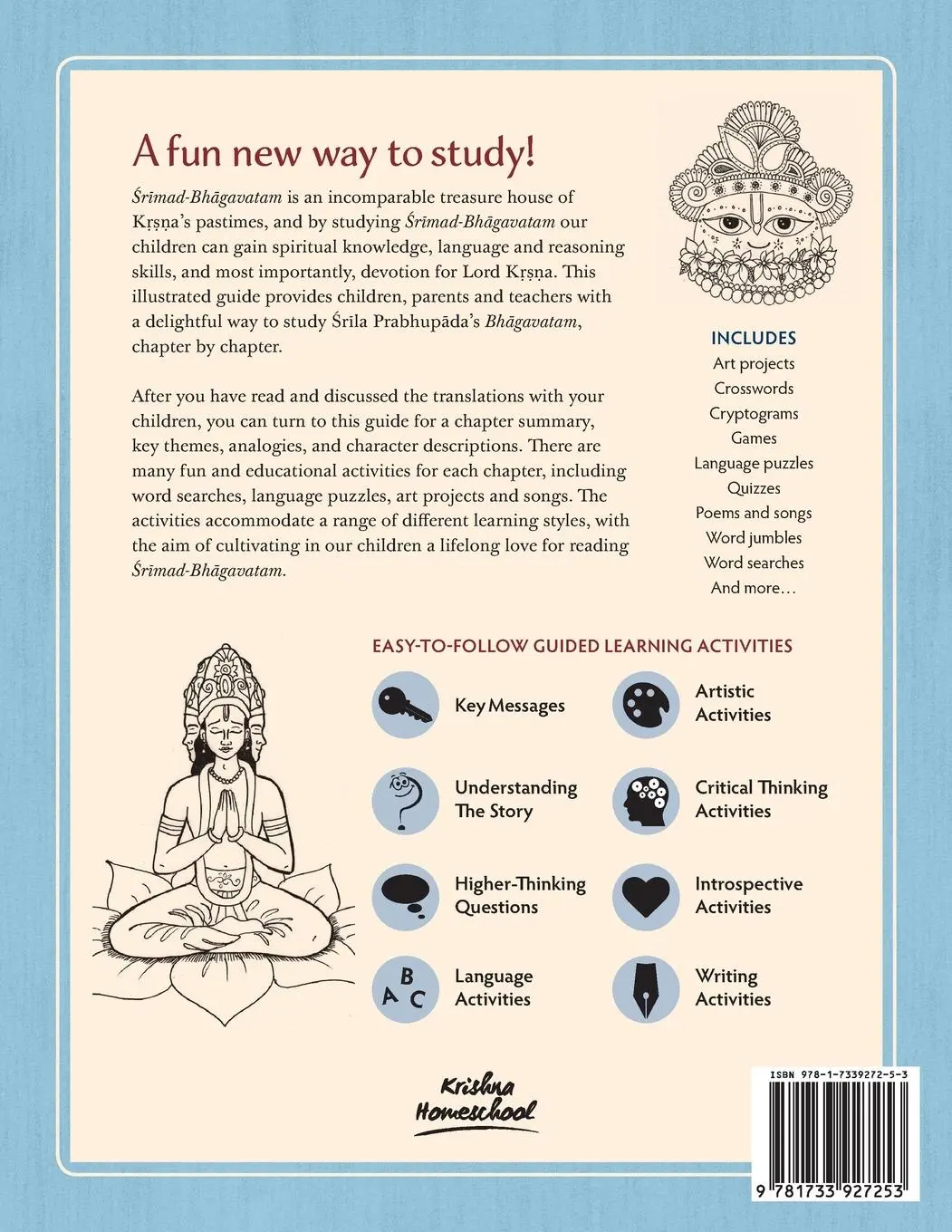 Rückseite: 9781733927253 | Srimad Bhagavatam | A Comprehensive Guide for Young Readers: Canto 3