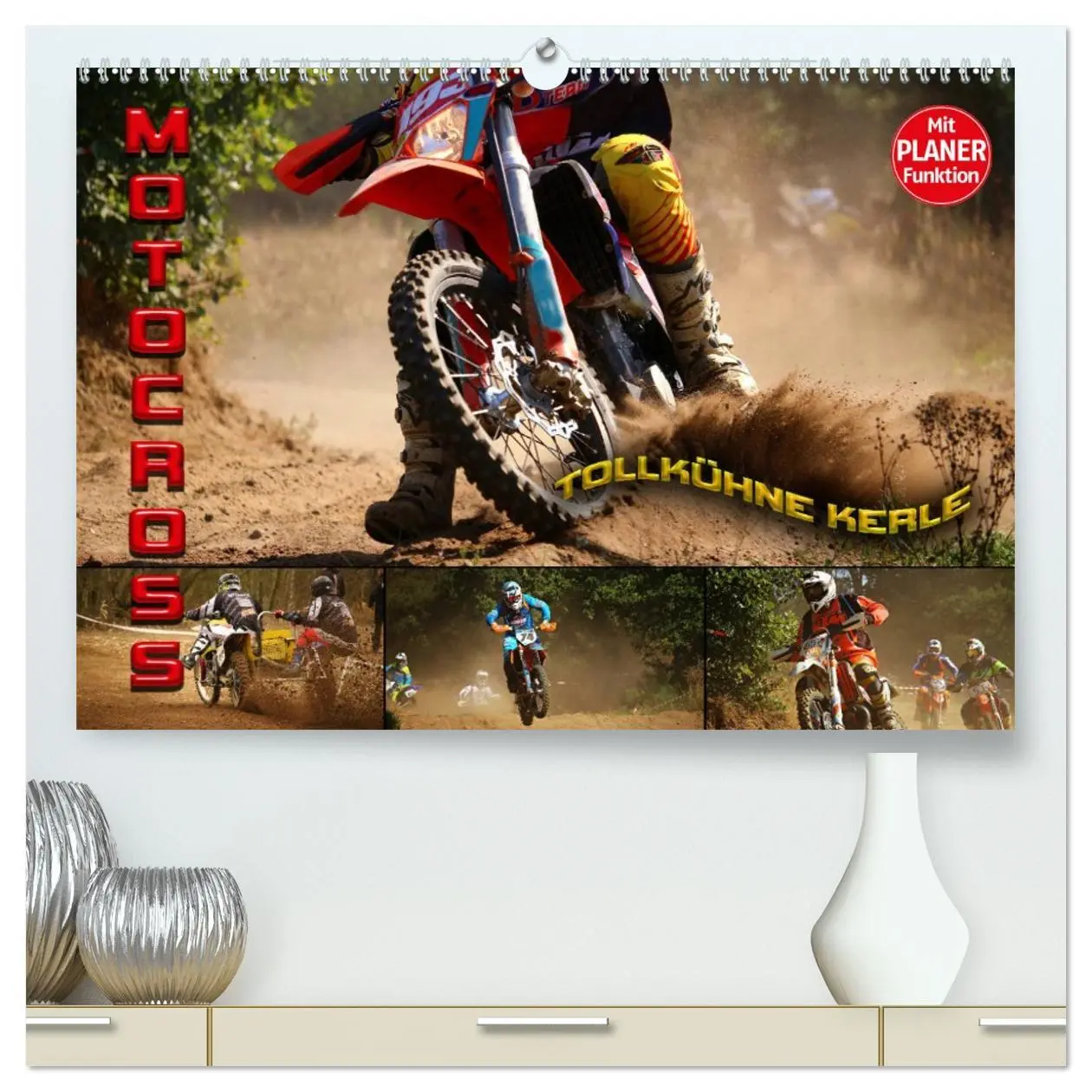 Cover: 9783457757253 | Motocross - tollkühne Kerle (hochwertiger Premium Wandkalender 2026...