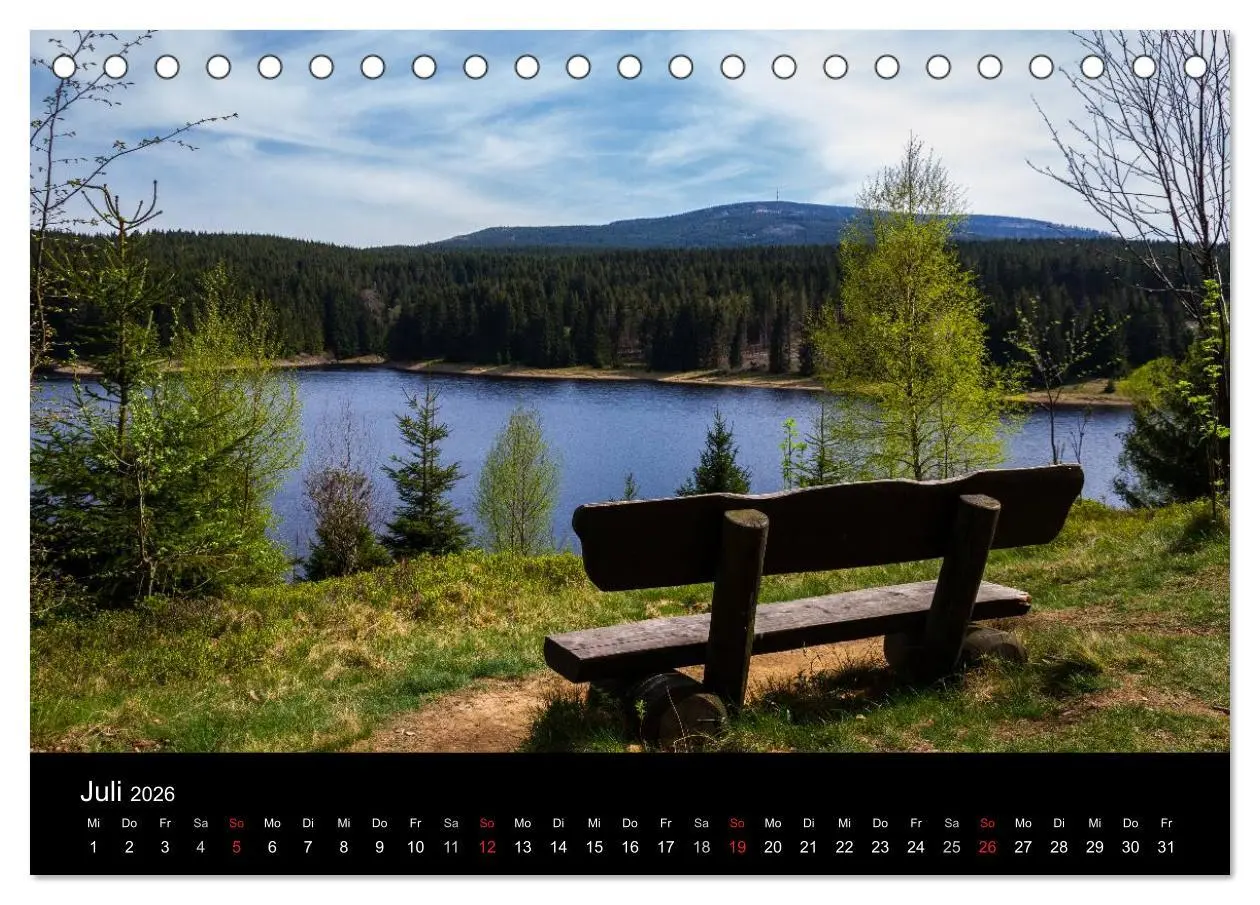 Bild: 9783516227253 | Harz-Bilder (Tischkalender 2026 DIN A5 quer), CALVENDO Monatskalender