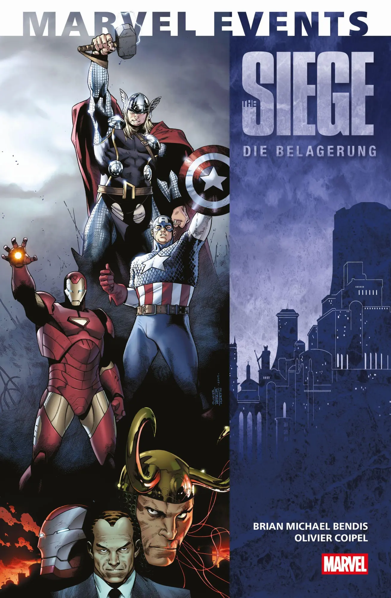 Cover: 9783741647253 | Marvel Events: The Siege - Die Belagerung | Bendis (u. a.) | Buch