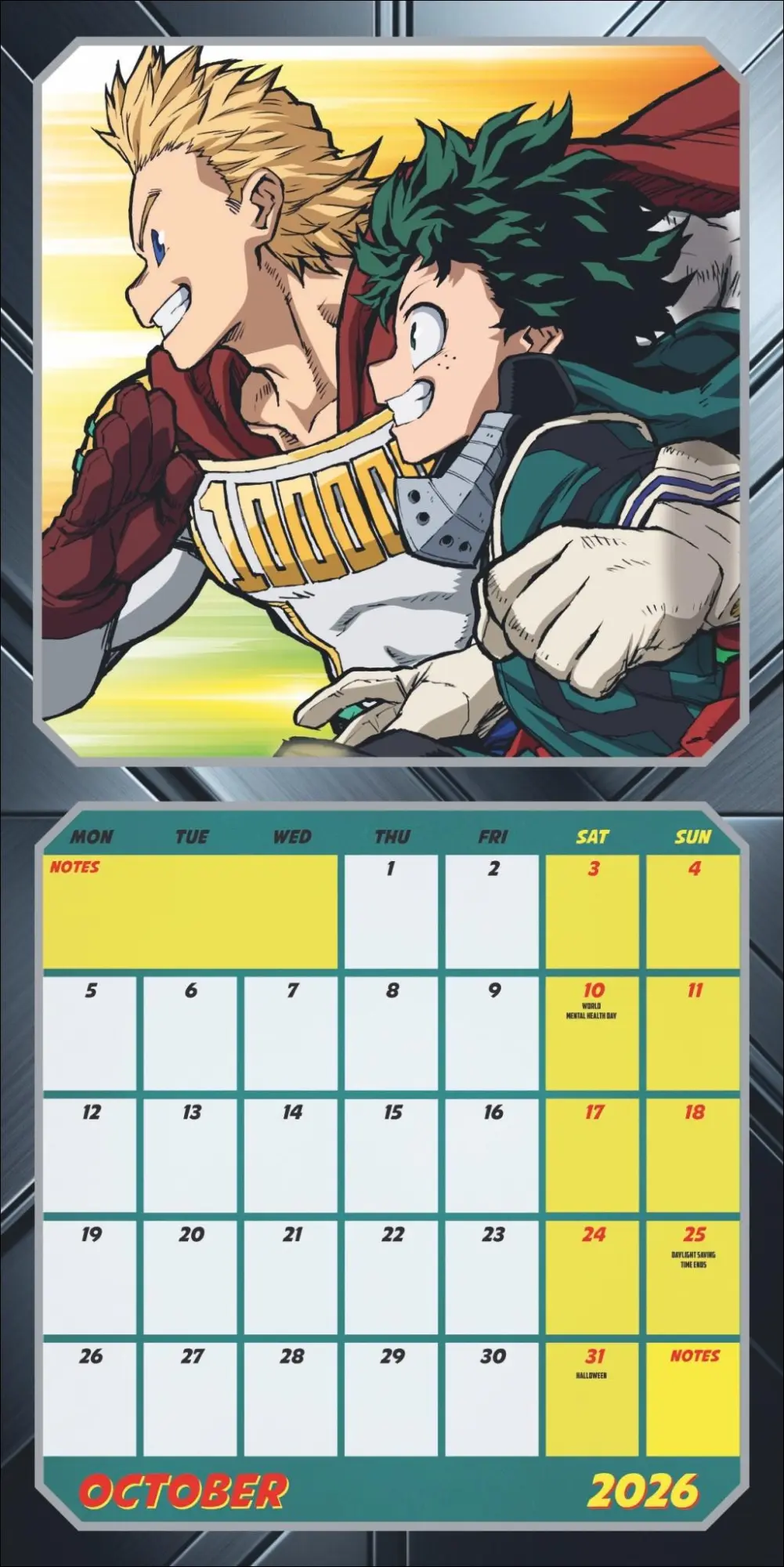 Bild: 9783840197253 | My Hero Academia Broschurkalender 2026 | Kalender | Danilo | 28 S.