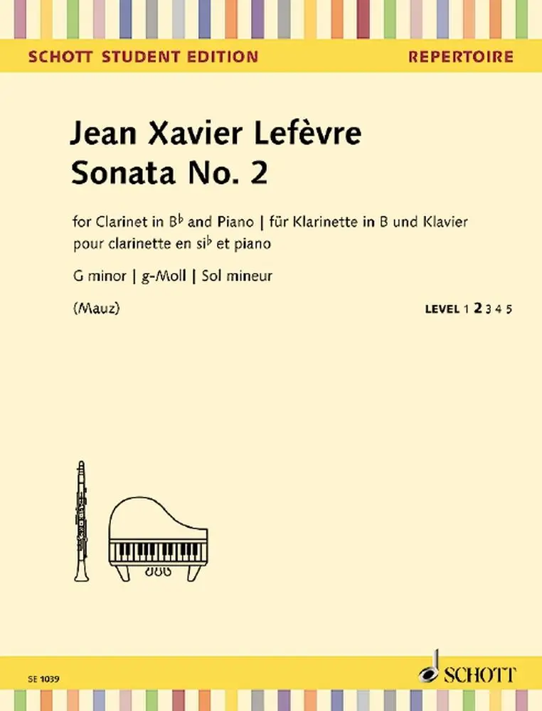 Cover: 9790001167253 | Sonata No. 2 | Jean Xavier Lefèvre | Buch | 2018 | Schott Music