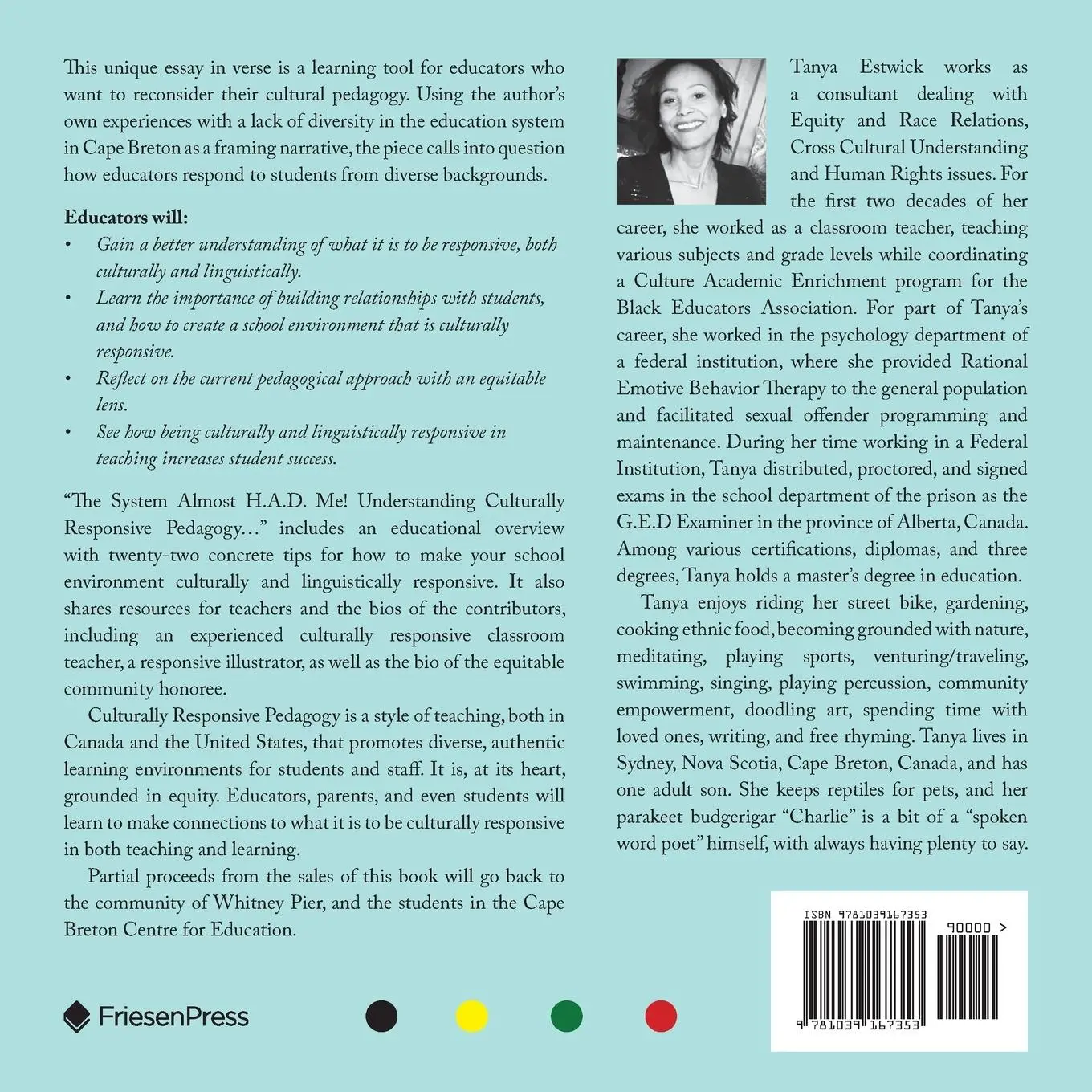 Rückseite: 9781039167353 | The System Almost H.A.D Me! | Tanya Estwick | Taschenbuch | Englisch