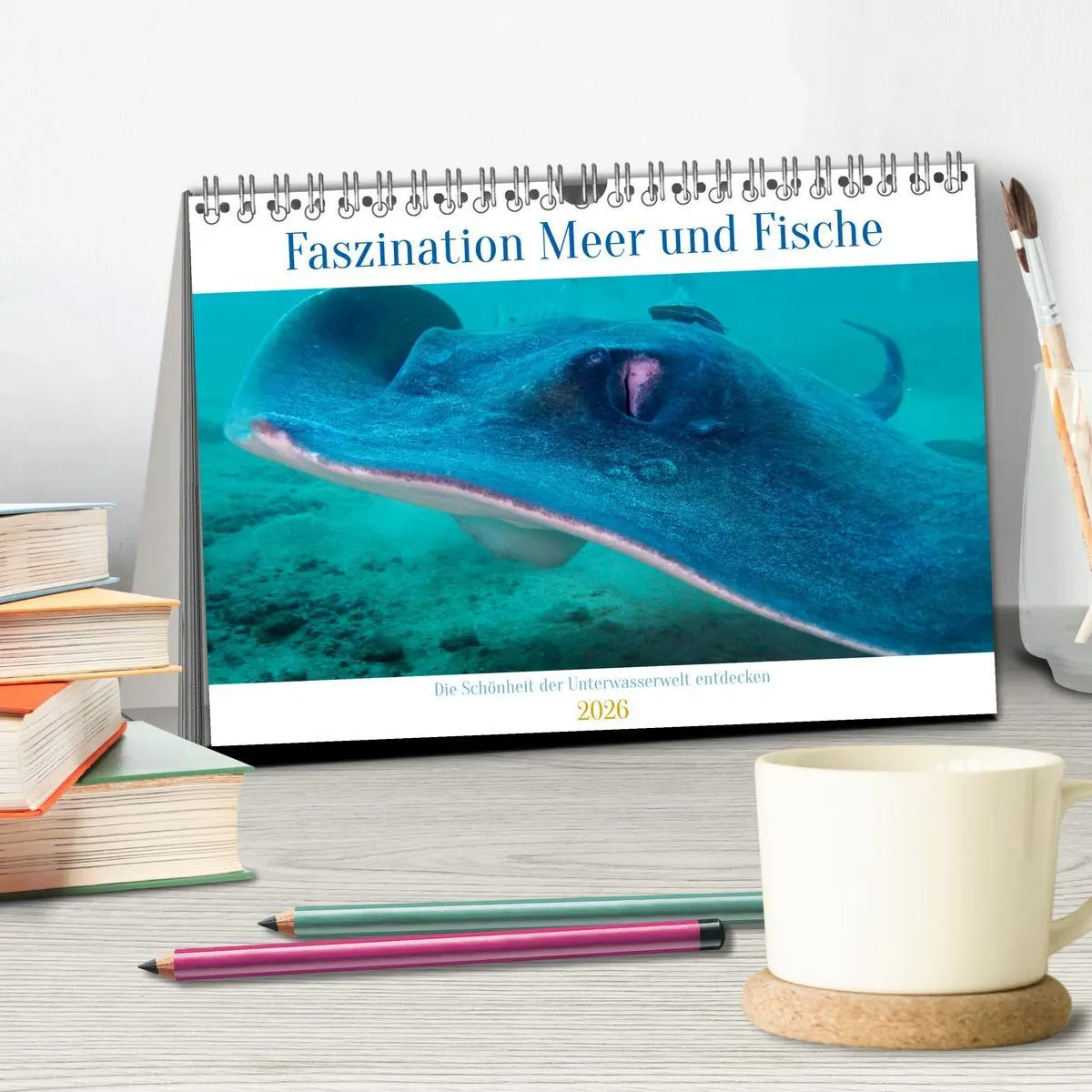 Bild: 9783457507353 | Faszination Meer und Fische (Tischkalender 2026 DIN A5 quer),...