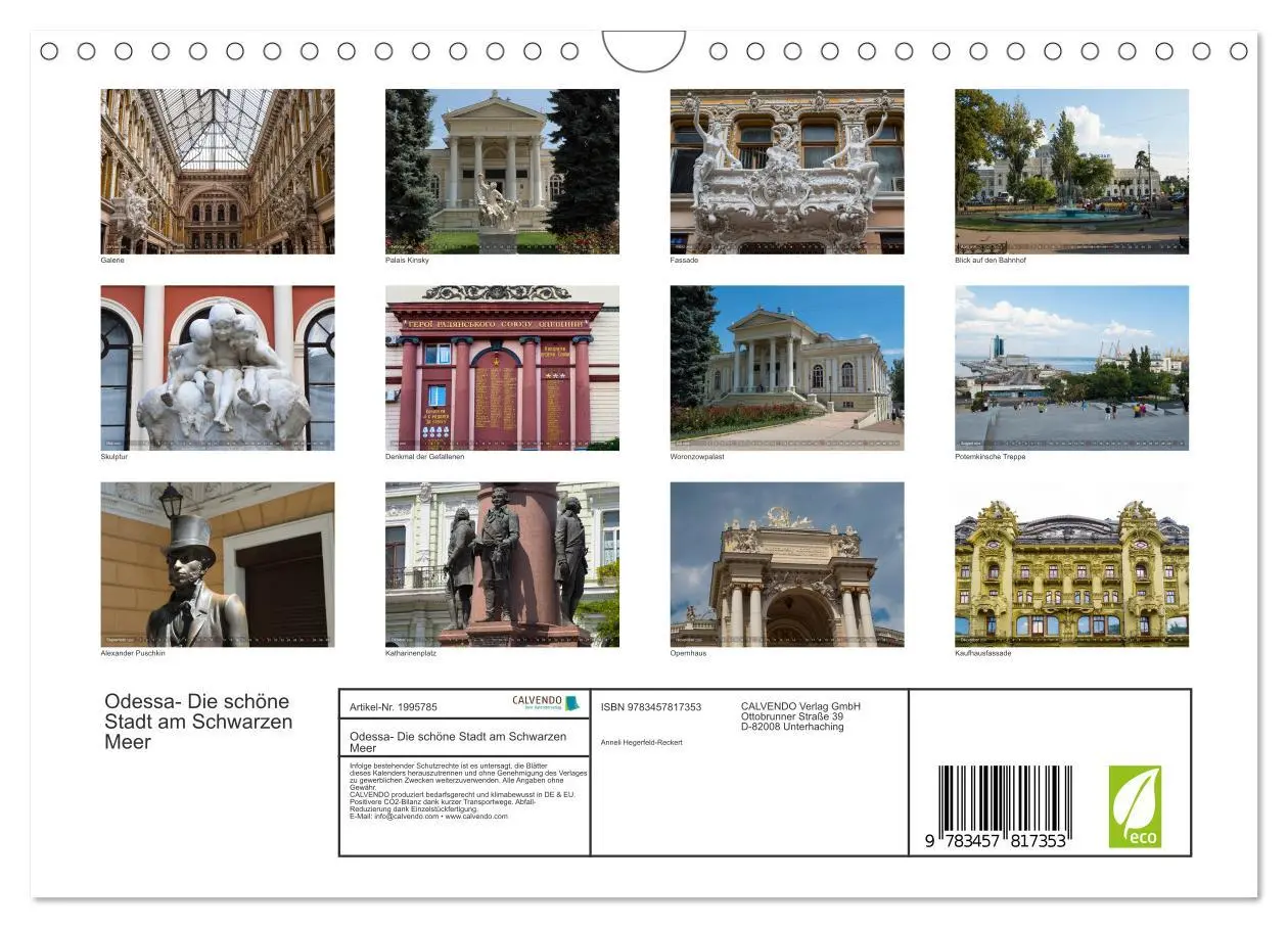 Bild: 9783457817353 | Odessa- Die schöne Stadt am Schwarzen Meer (Wandkalender 2026 DIN...