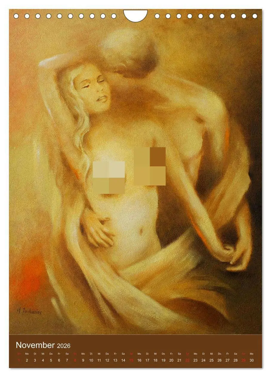 Bild: 9783516387353 | Kunst und Erotik 2026 (Wandkalender 2026 DIN A4 hoch), CALVENDO...