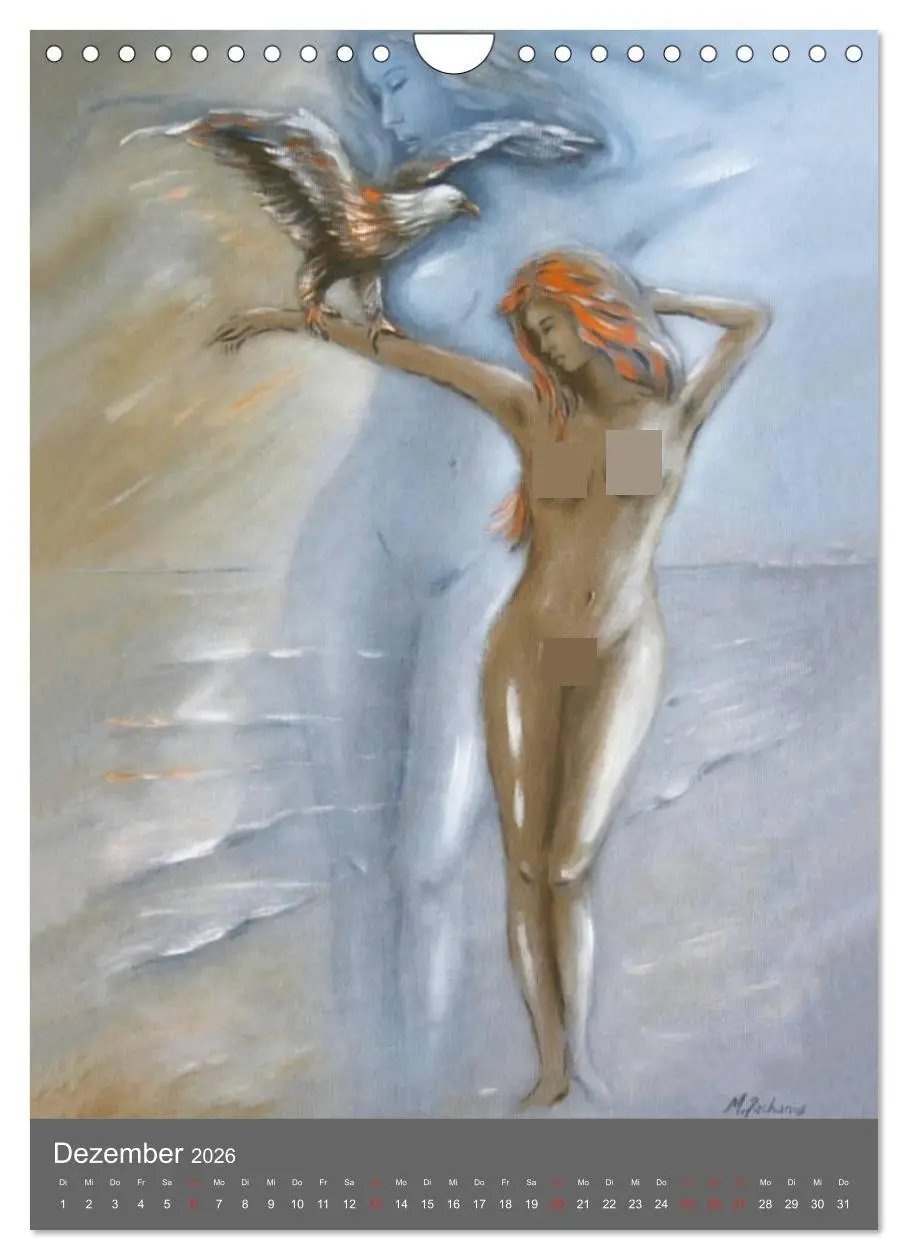 Bild: 9783516387353 | Kunst und Erotik 2026 (Wandkalender 2026 DIN A4 hoch), CALVENDO...