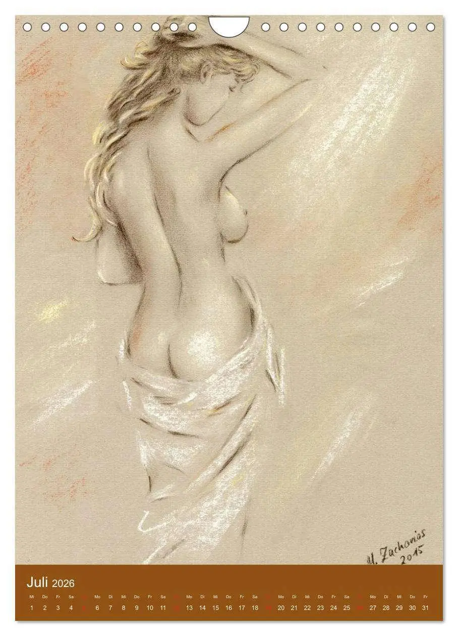 Bild: 9783516387353 | Kunst und Erotik 2026 (Wandkalender 2026 DIN A4 hoch), CALVENDO...