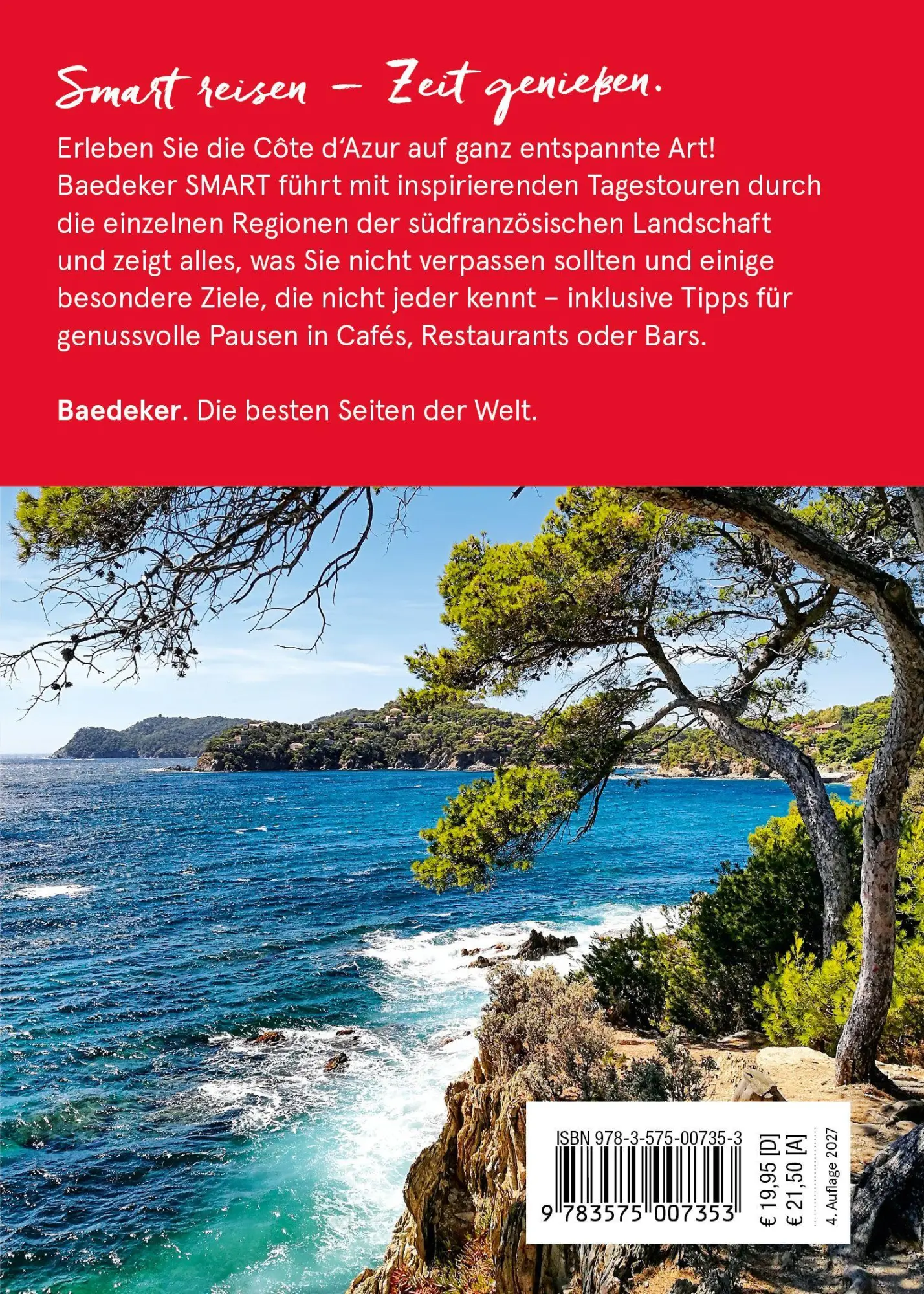 Rückseite: 9783575007353 | Baedeker SMART Reiseführer Côte d'Azur | Peter Bausch (u. a.) | Buch