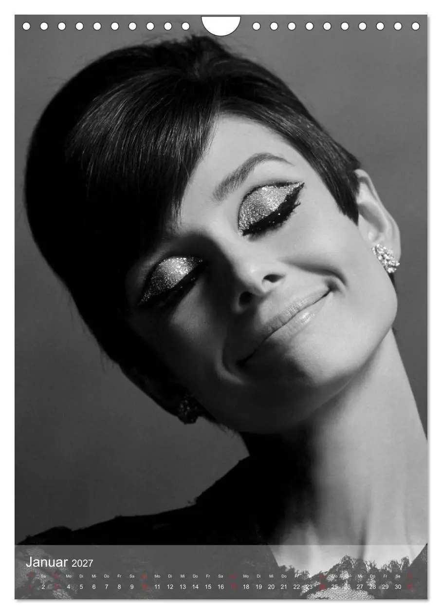 Bild: 9783594057353 | Hollywood-Diva - Audrey Hepburn (Wandkalender 2027 DIN A4 hoch),...