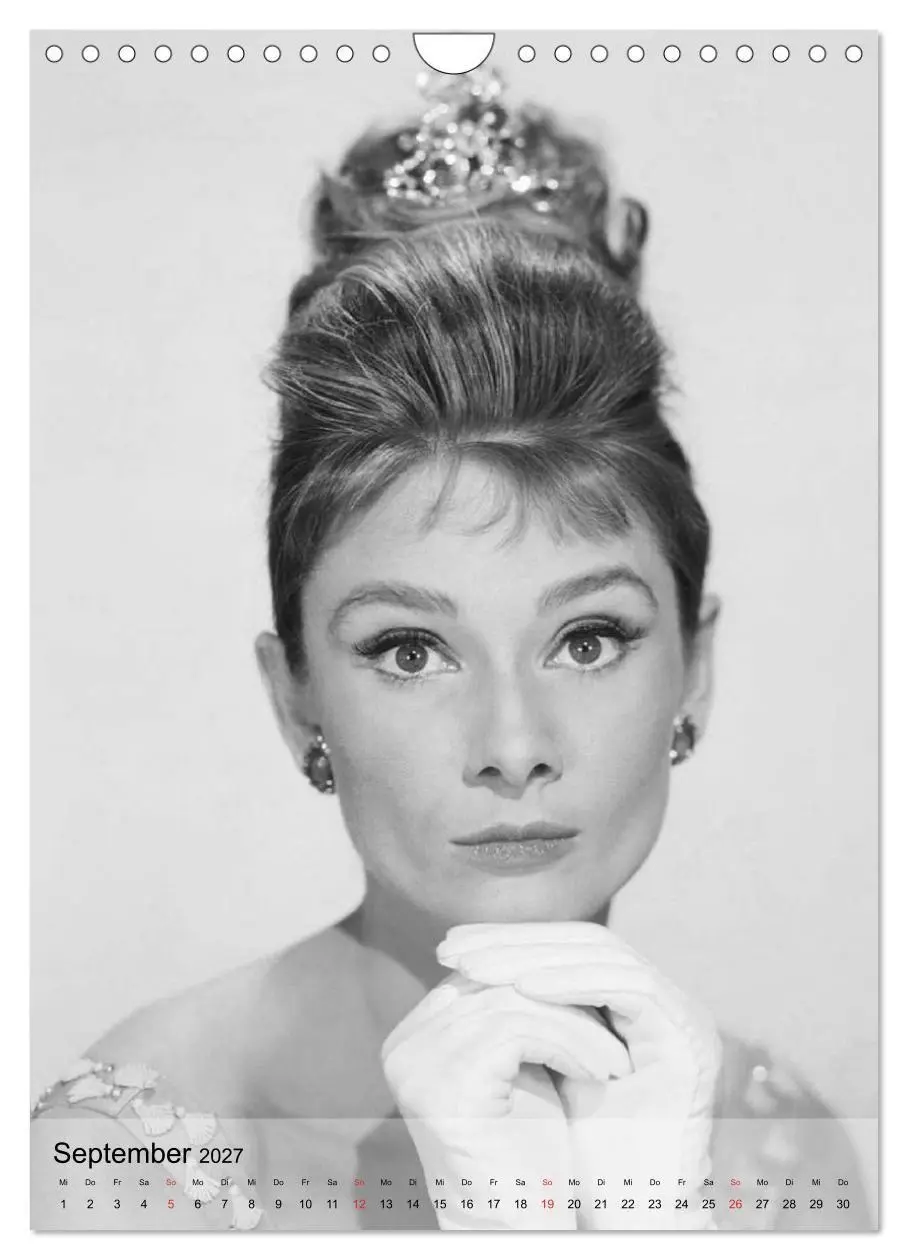 Bild: 9783594057353 | Hollywood-Diva - Audrey Hepburn (Wandkalender 2027 DIN A4 hoch),...