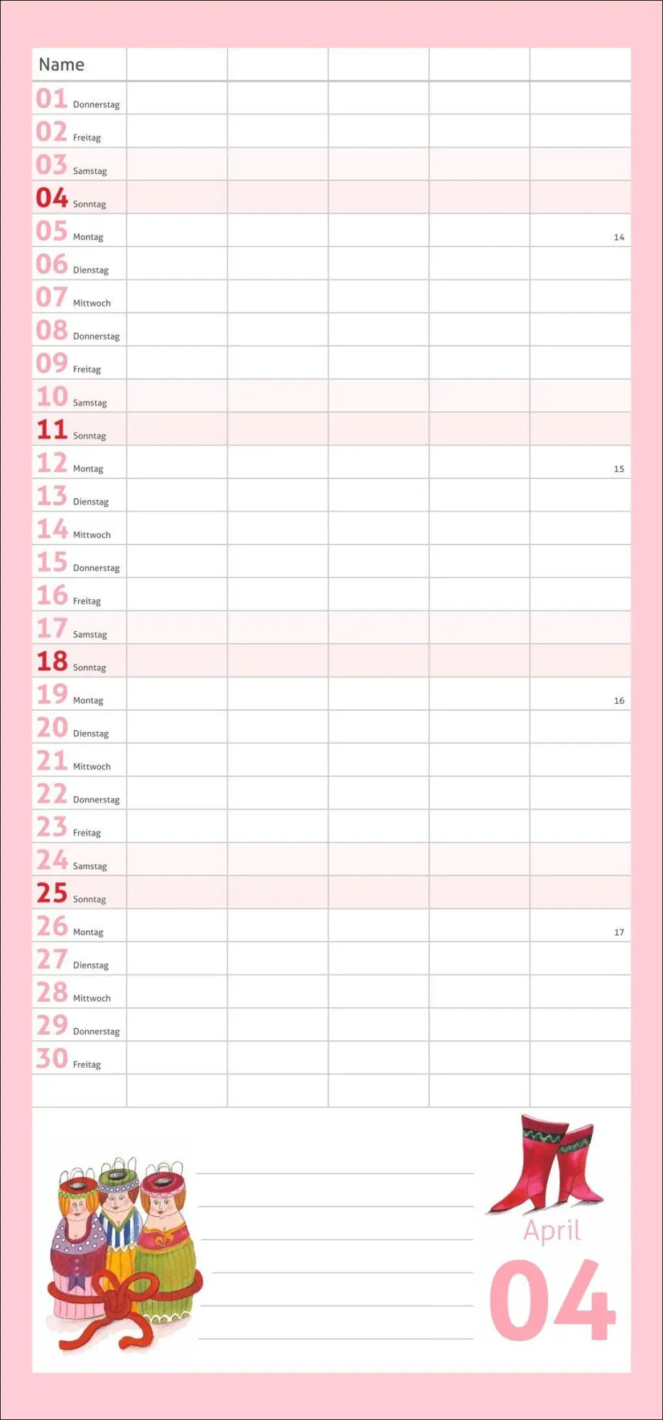 Bild: 9783756417353 | times&amp;more Schaffner Familienplaner 2027 | Maren Schaffner | Kalender