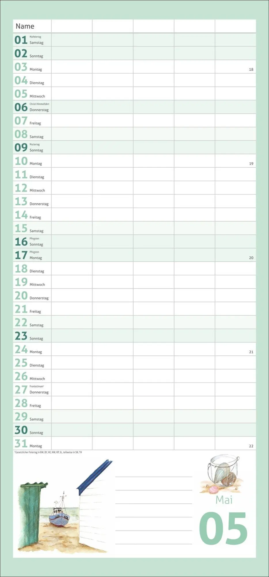 Bild: 9783756417353 | times&amp;more Schaffner Familienplaner 2027 | Maren Schaffner | Kalender