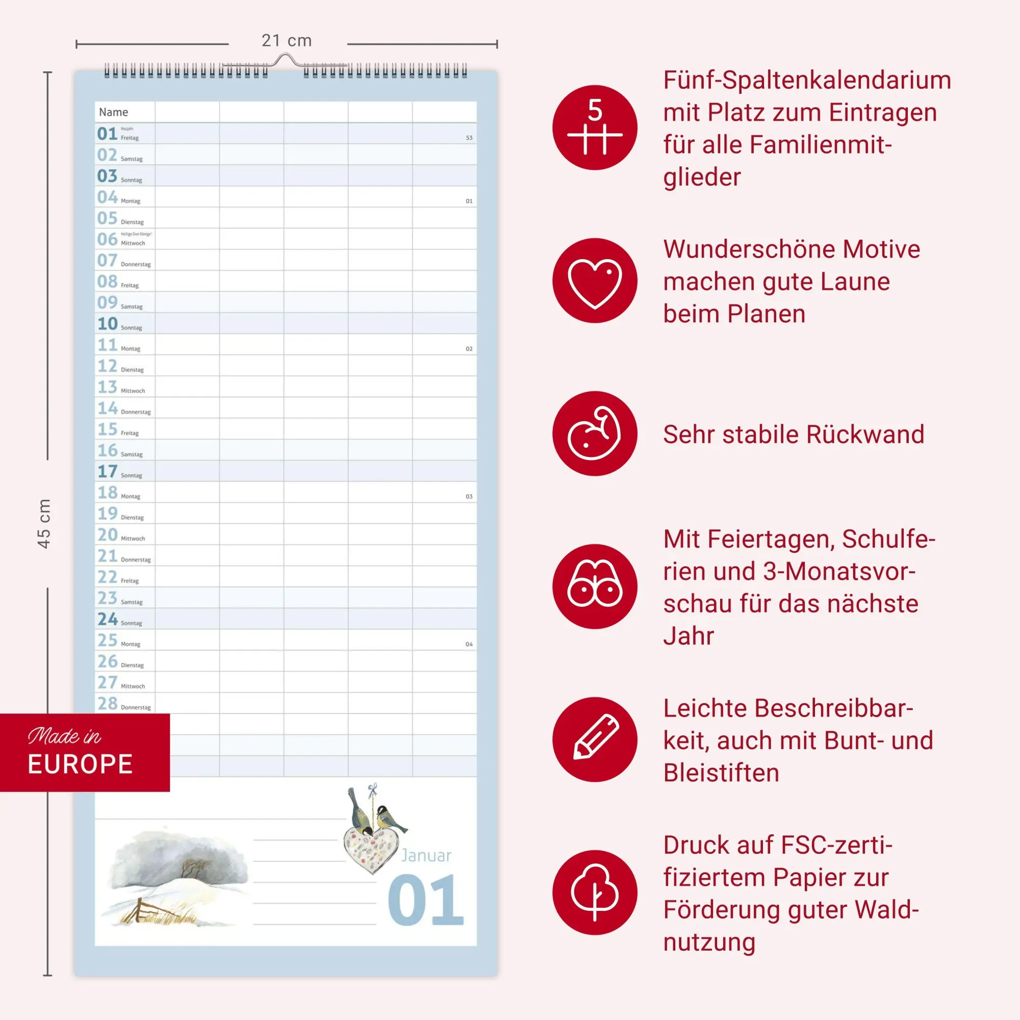 Bild: 9783756417353 | times&amp;more Schaffner Familienplaner 2027 | Maren Schaffner | Kalender
