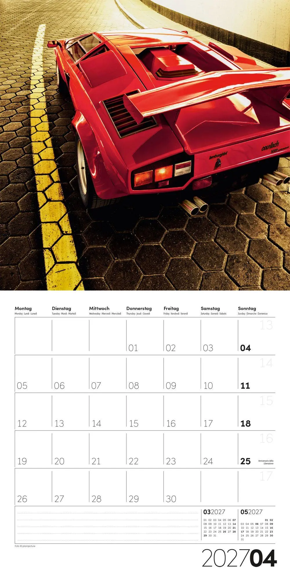 Bild: 9783838447353 | Die Farbe Rot Kalender 2027 - 30x30 - Art12 | GmbH | Kalender | 28 S.