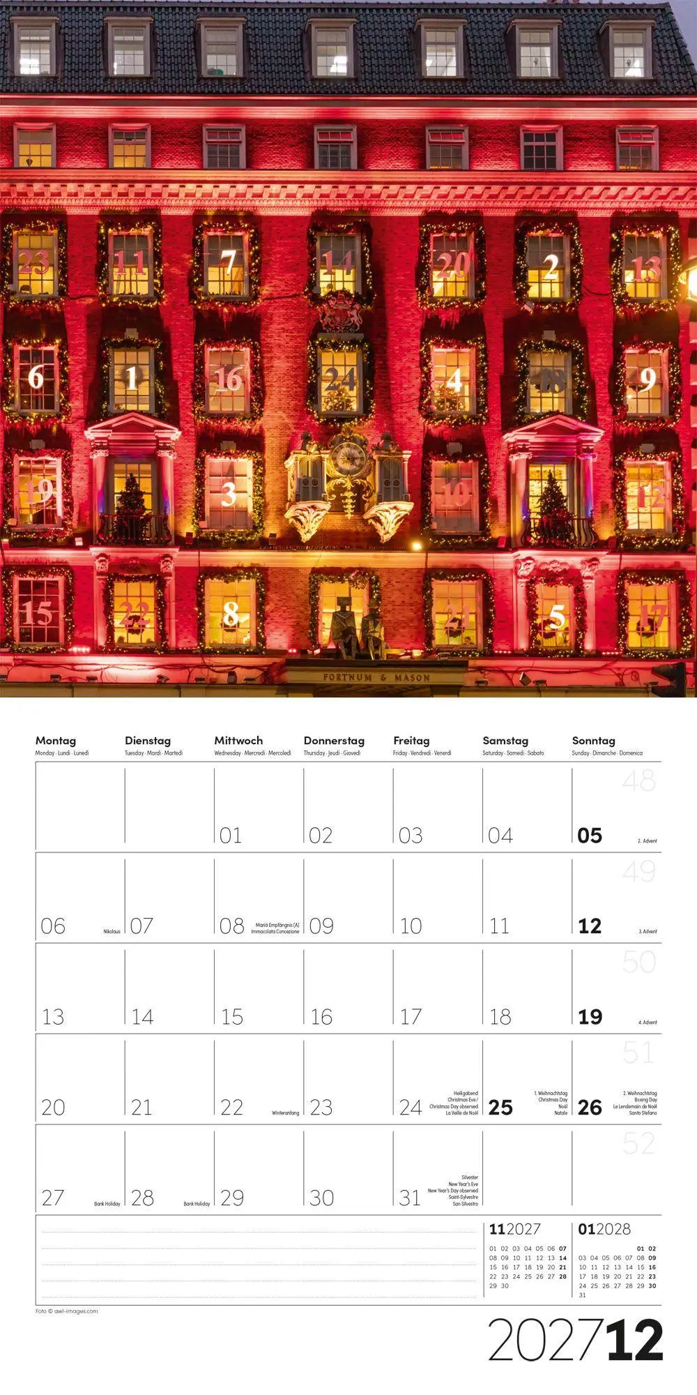 Bild: 9783838447353 | Die Farbe Rot Kalender 2027 - 30x30 - Art12 | GmbH | Kalender | 28 S.