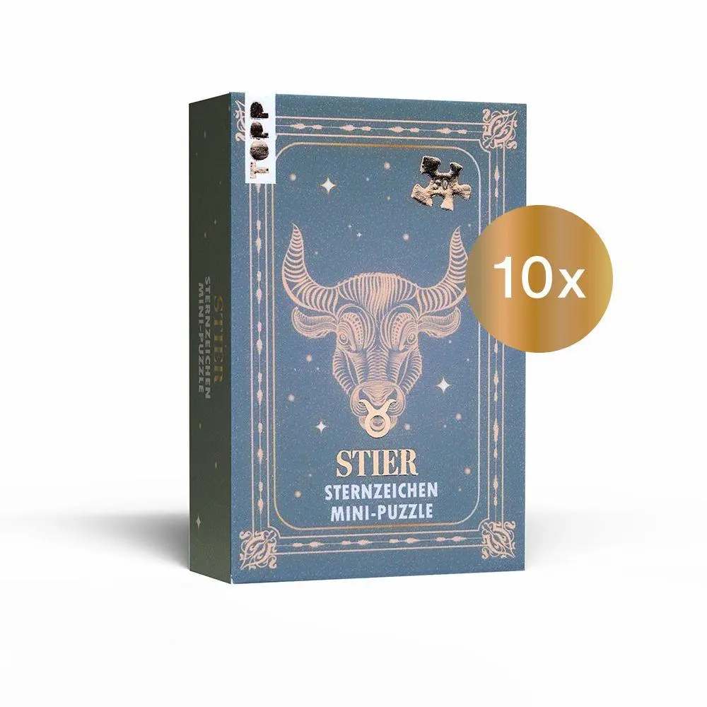 Cover: 4007742187453 | Nachfüllset: Sternzeichen Mini-Puzzle Stier 10 St. | Frechverlag